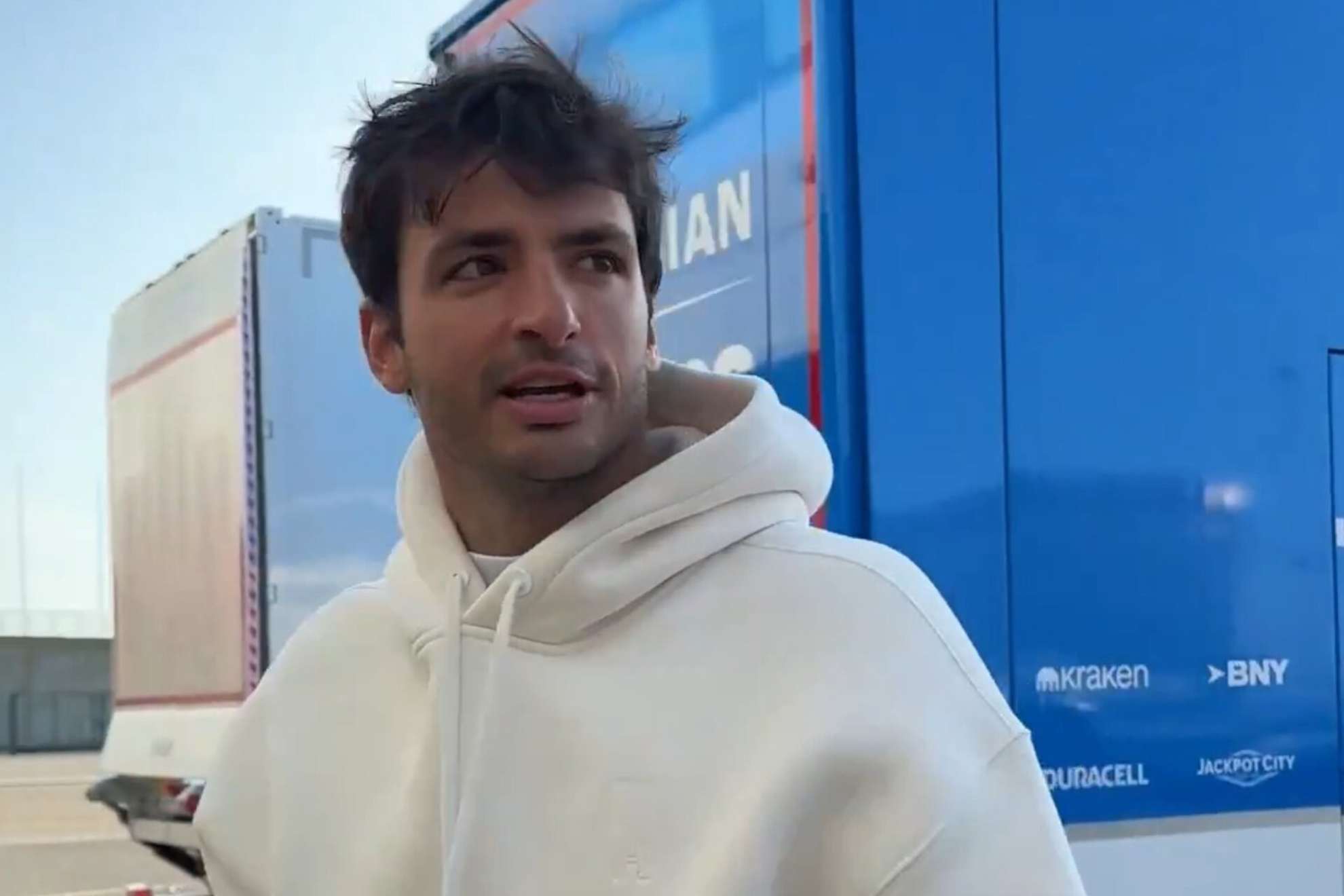 Carlos Sainz, este martes en Silverstone.