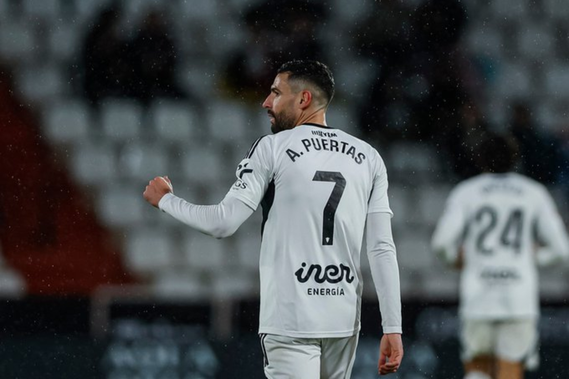 Puertas, durante un partido.