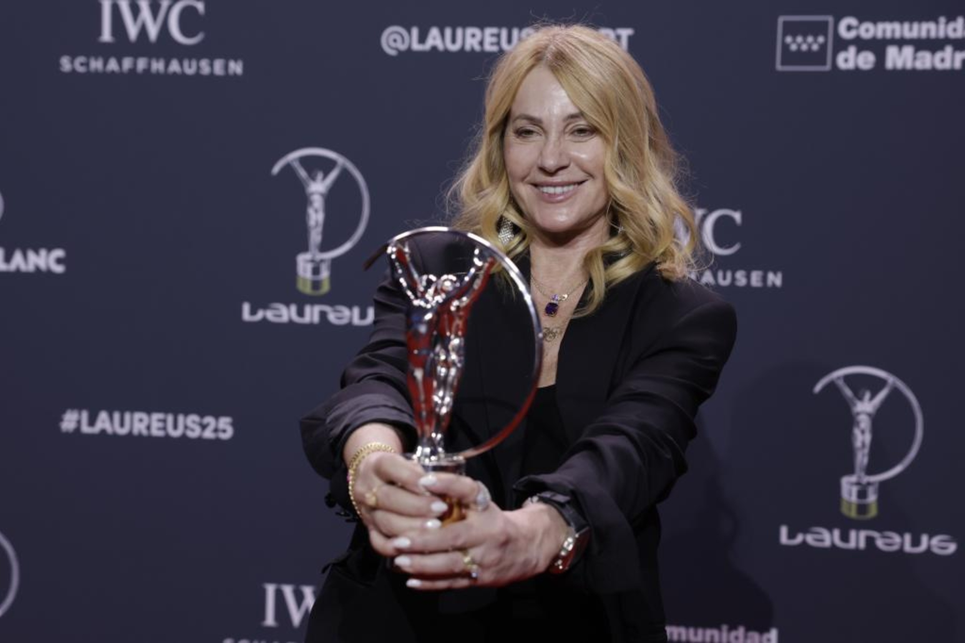 Nadia Comaneci, con el Laureus honorífico