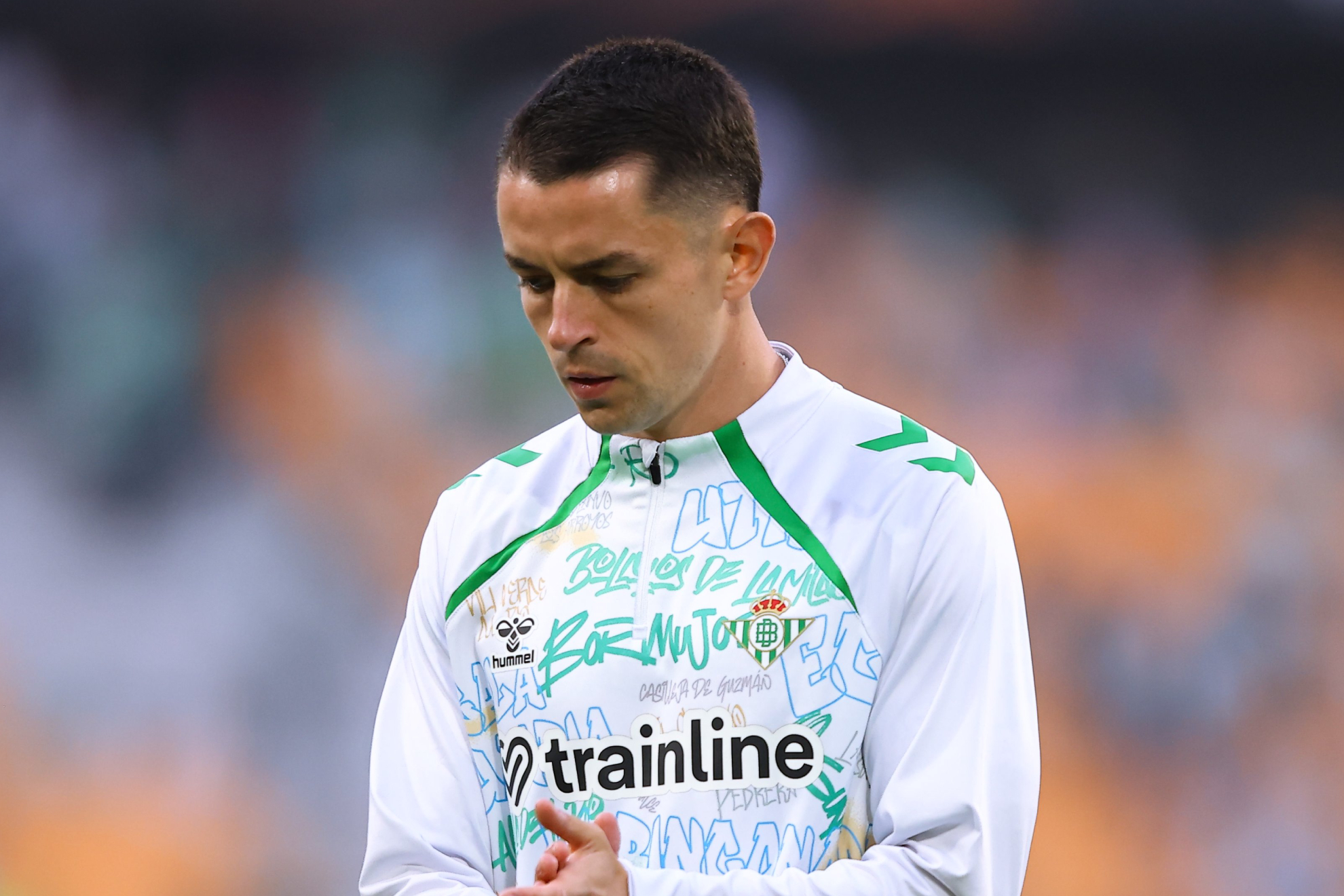 Álvaro Fidalgo, antes de un partido