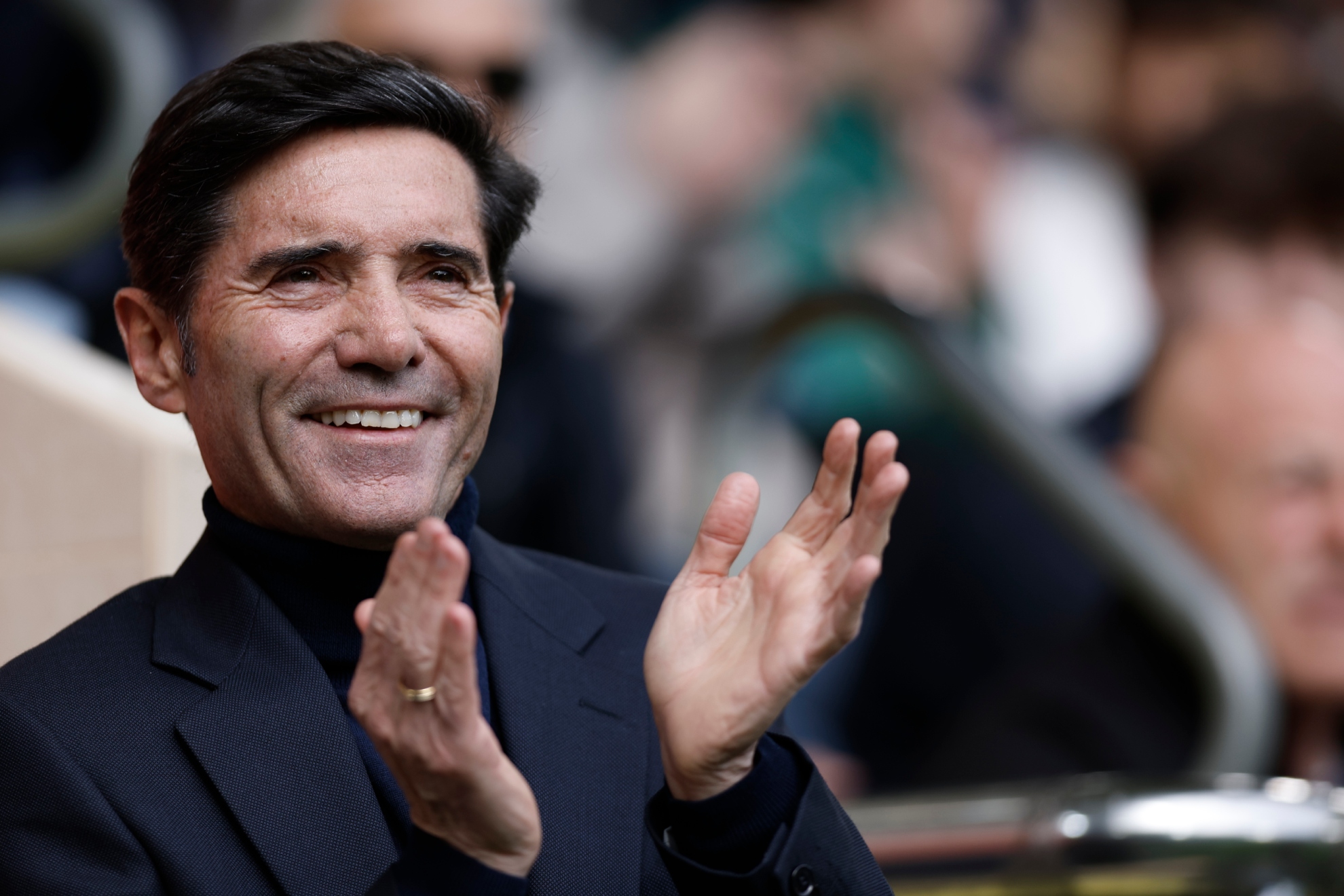 Marcelino, durante un partido.