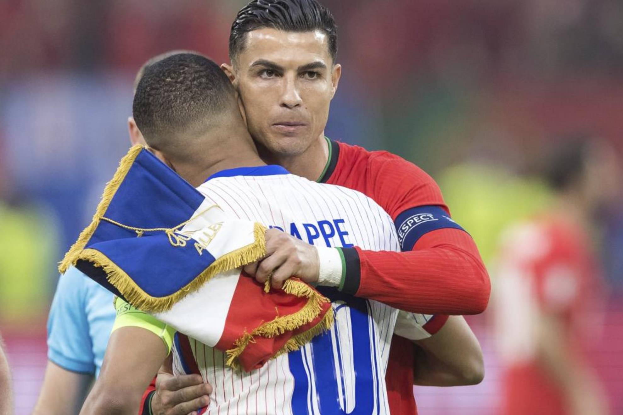 Mbappé y Cristiano, en el Francia-Portugal de la Euro 2024.