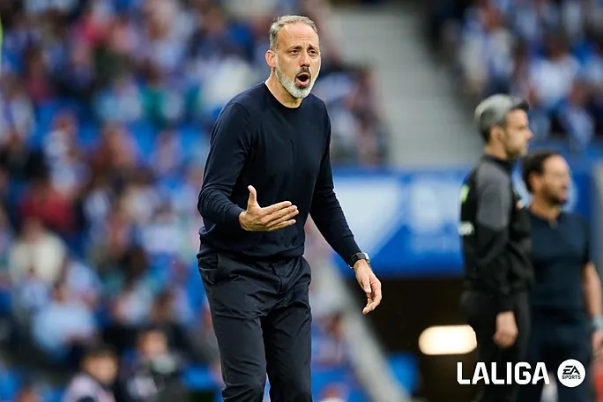 Pellegrino Matarazzo, en un momento del partido contra el Getafe.