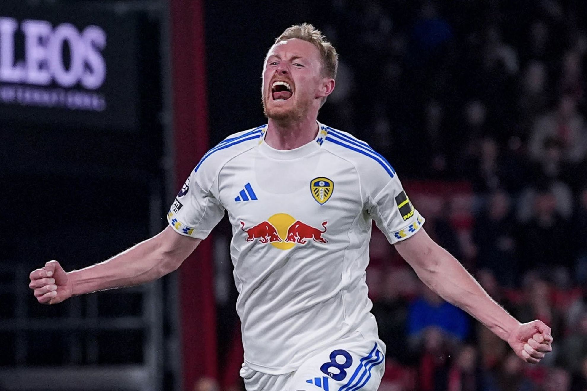 Longstaff celebra el gol del empate contra el Bournemouth