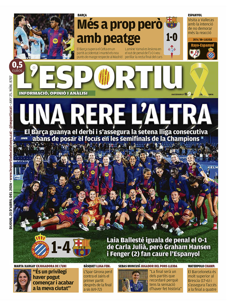 Las portadas del día