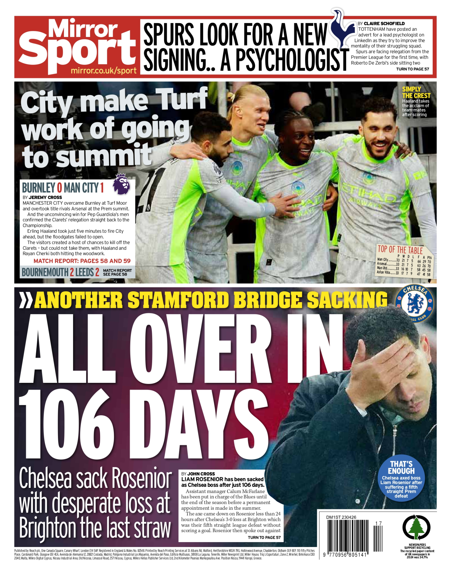 Las portadas del día