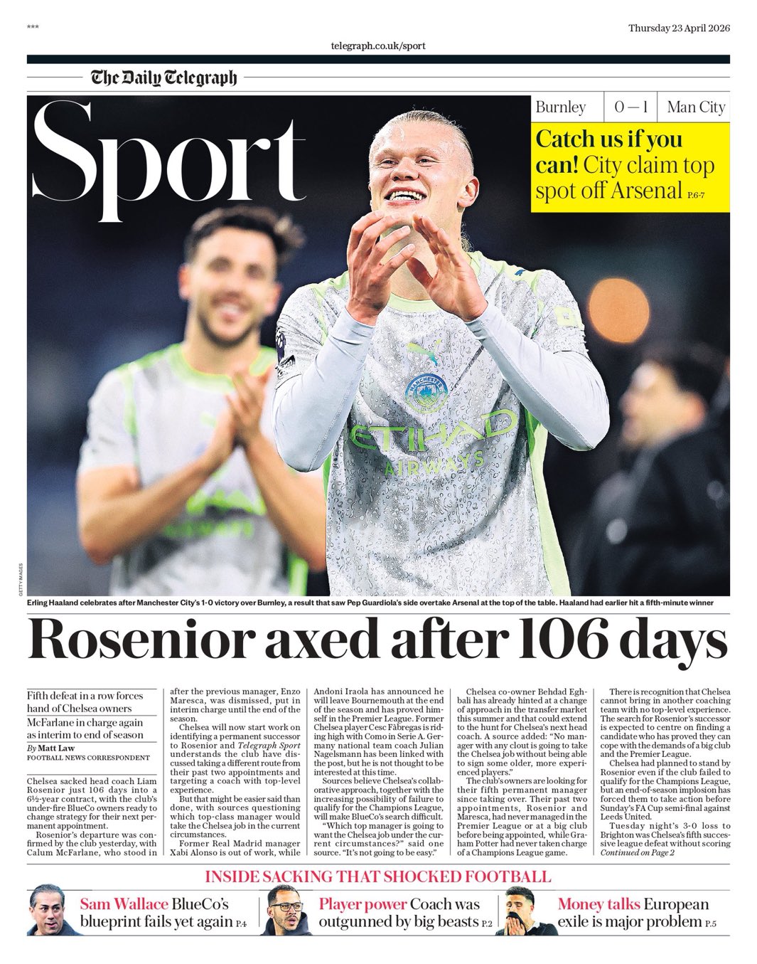 Las portadas del día