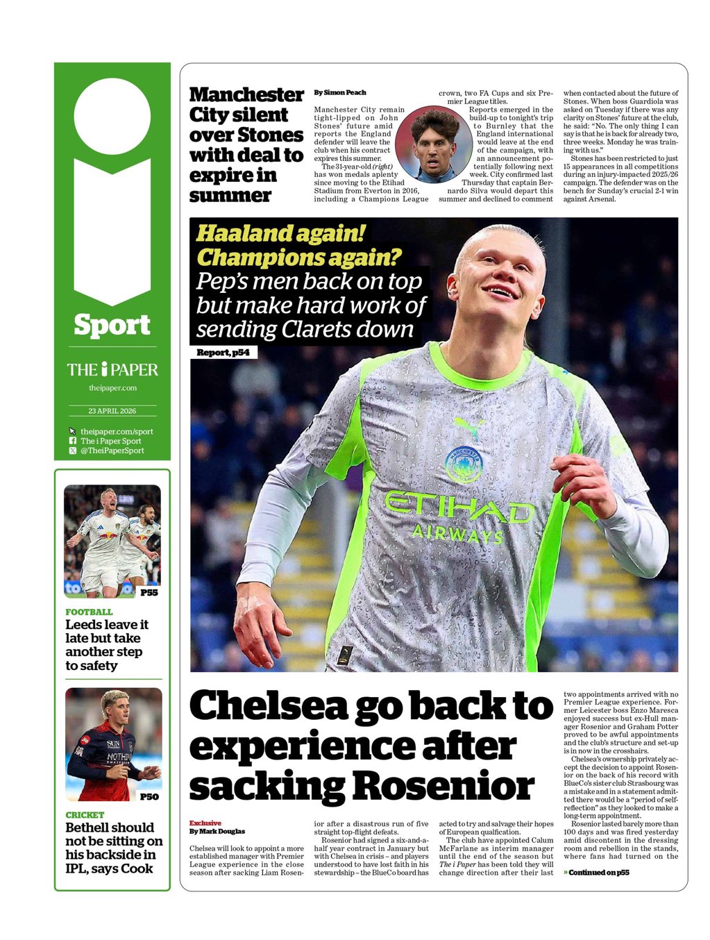 Las portadas del día