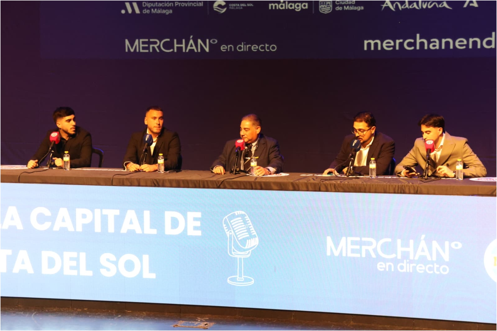 Imagen de la gala en Málaga.