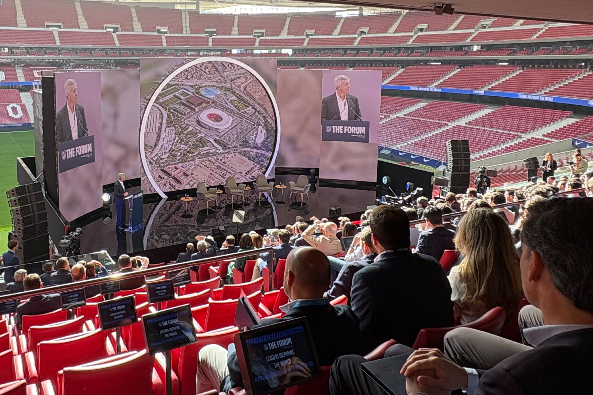 Miguel Ángel Gil, durante su discurso en The Forum en El Metrolpolitano.