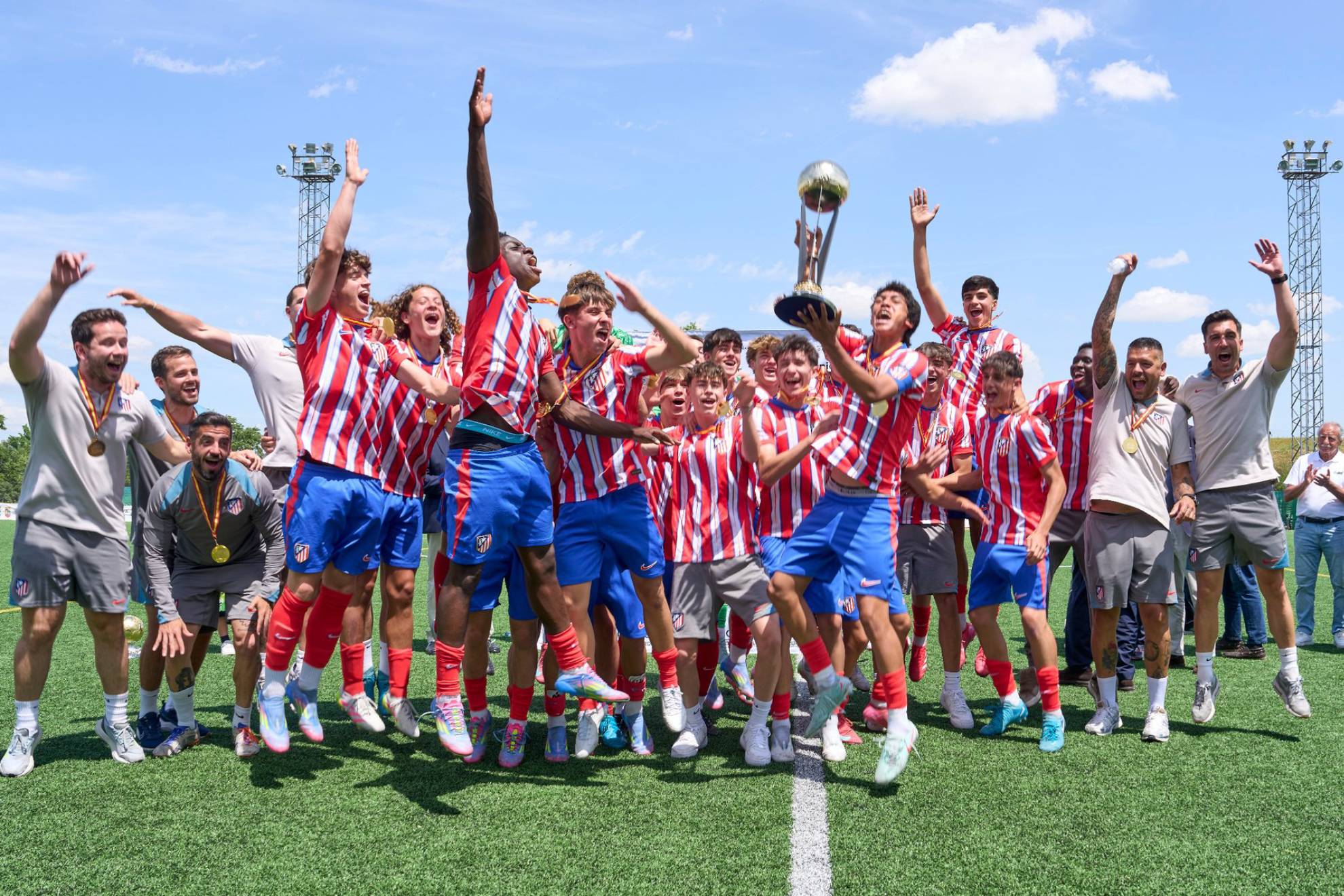 El Atlético de Madrid, campeón de la edición 2025.