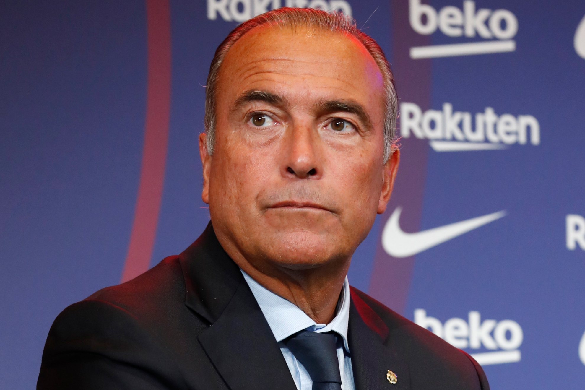 Rafa Yuste, presidente en funciones del Barcelona.