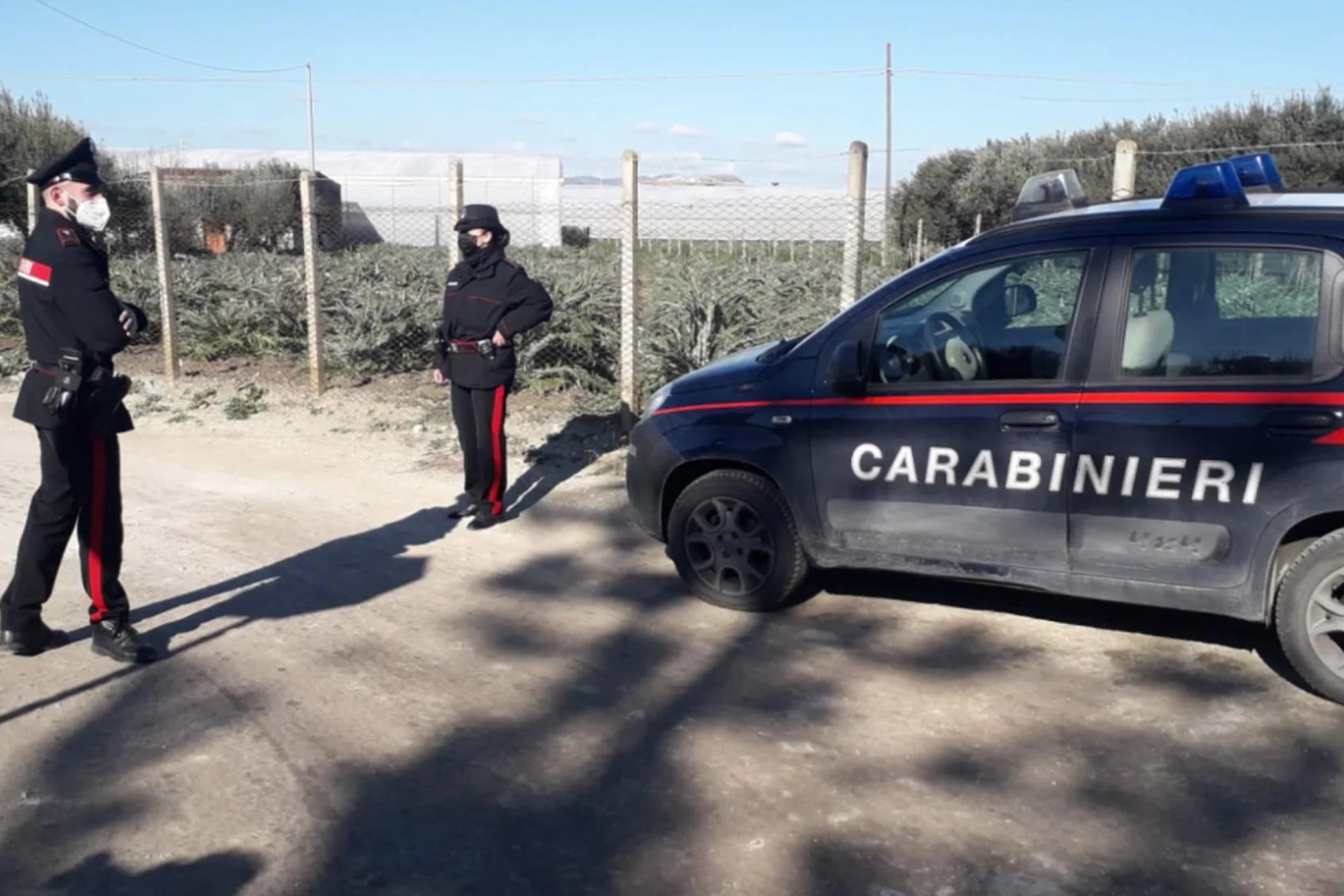 Policía italiana.