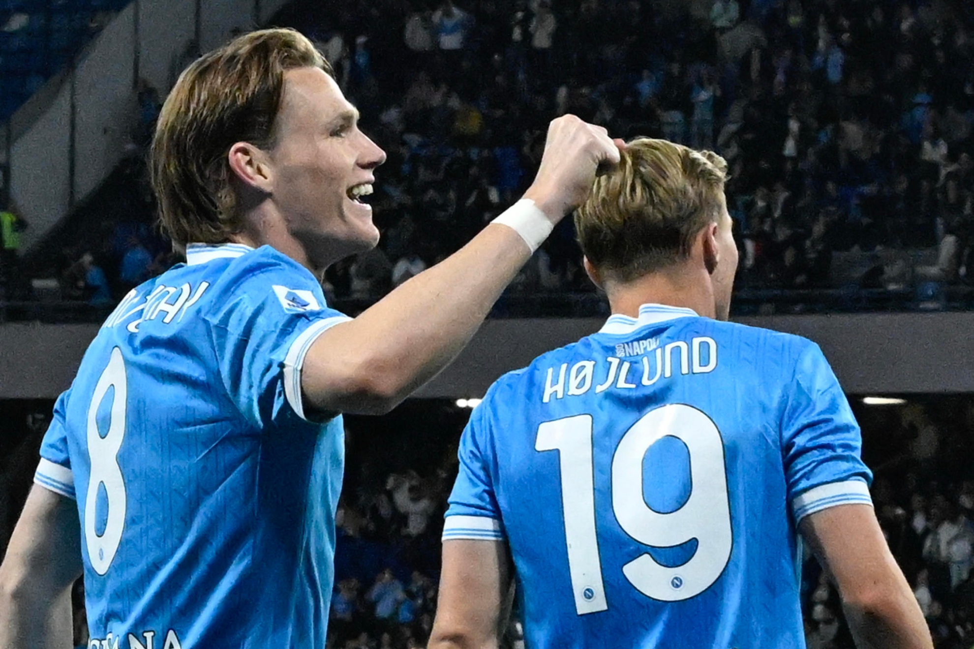 McTominay celebra su gol ante Cremonese.