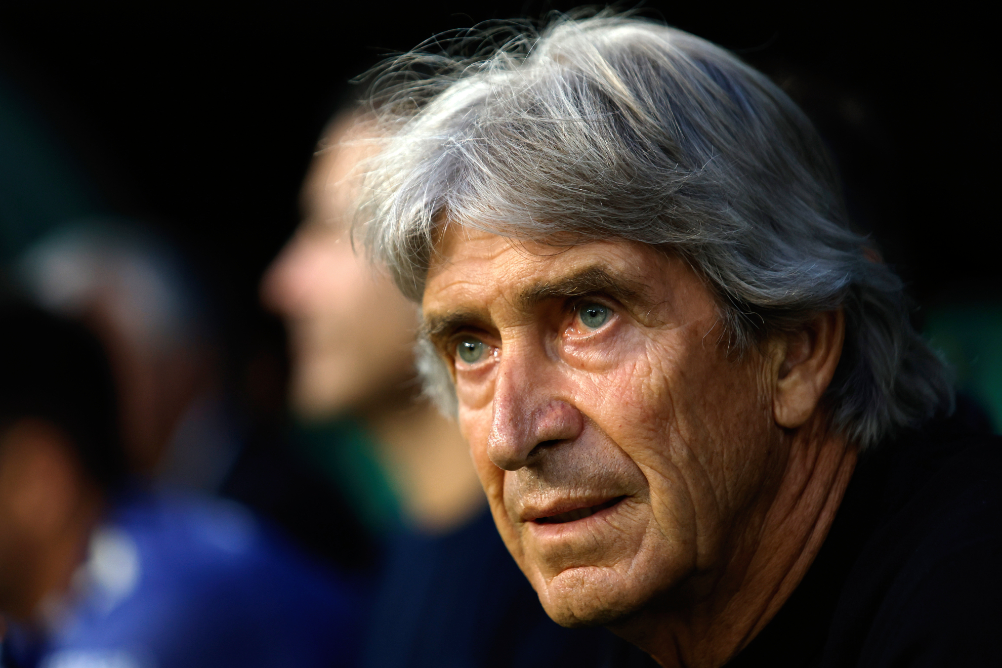 Pellegrini, en un partido de Liga