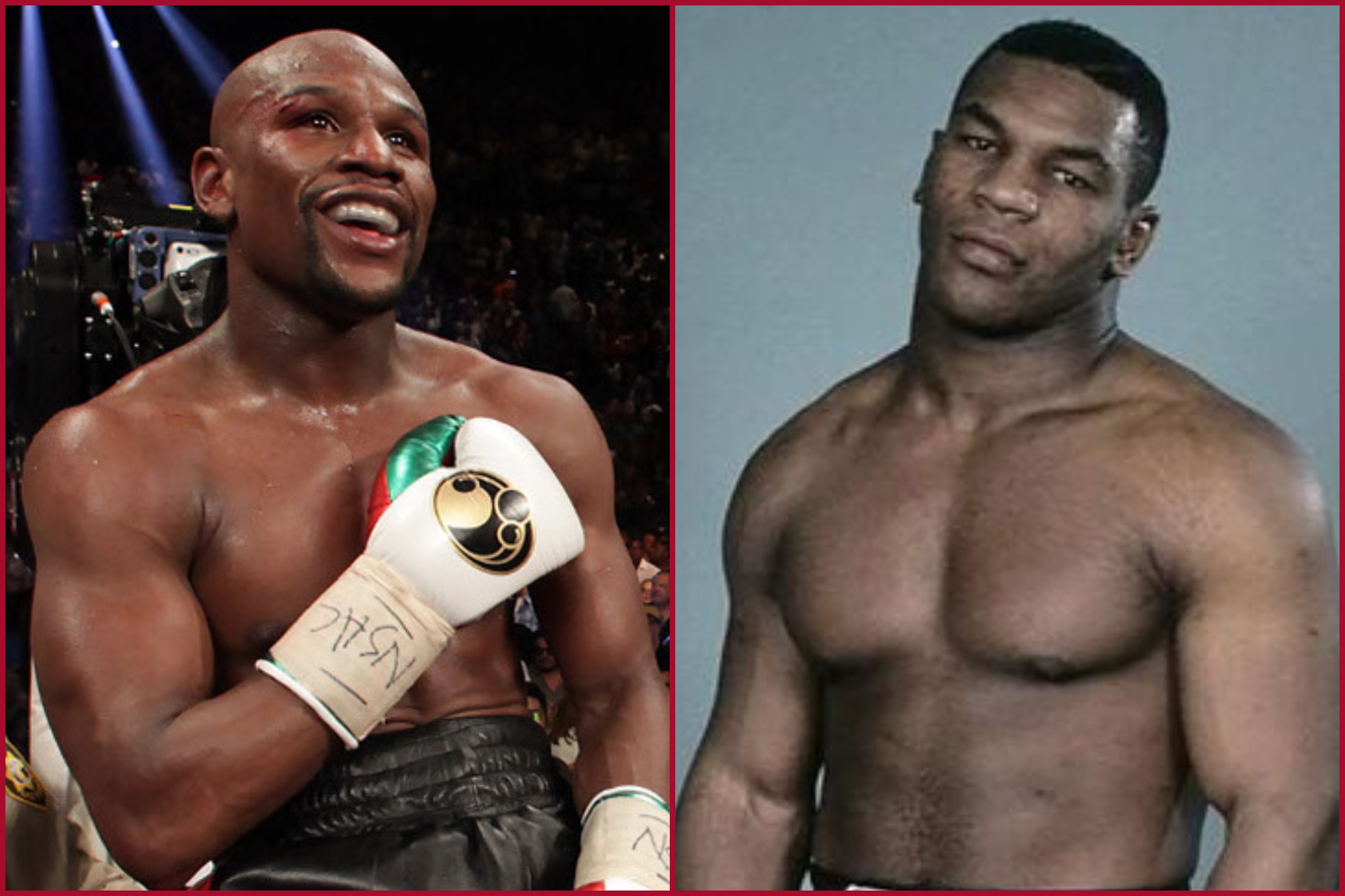 Floyd Mayweather y Mike Tyson