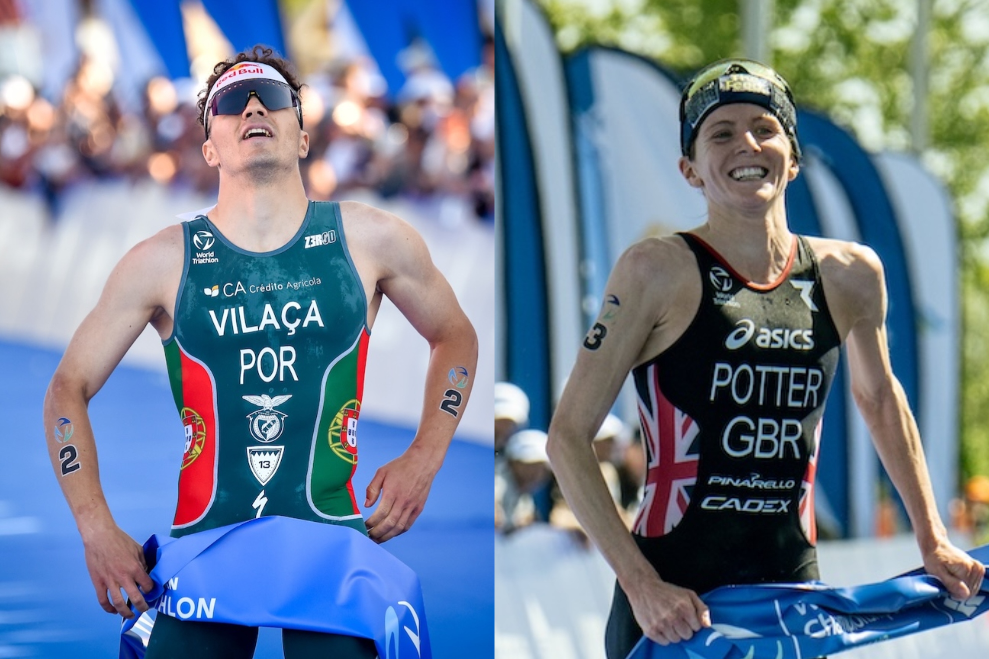 Vasco Vilaça y Beth Potter.