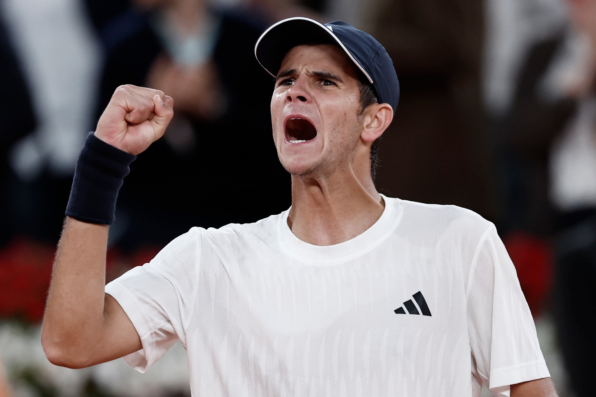 Jódar celebra un punto.