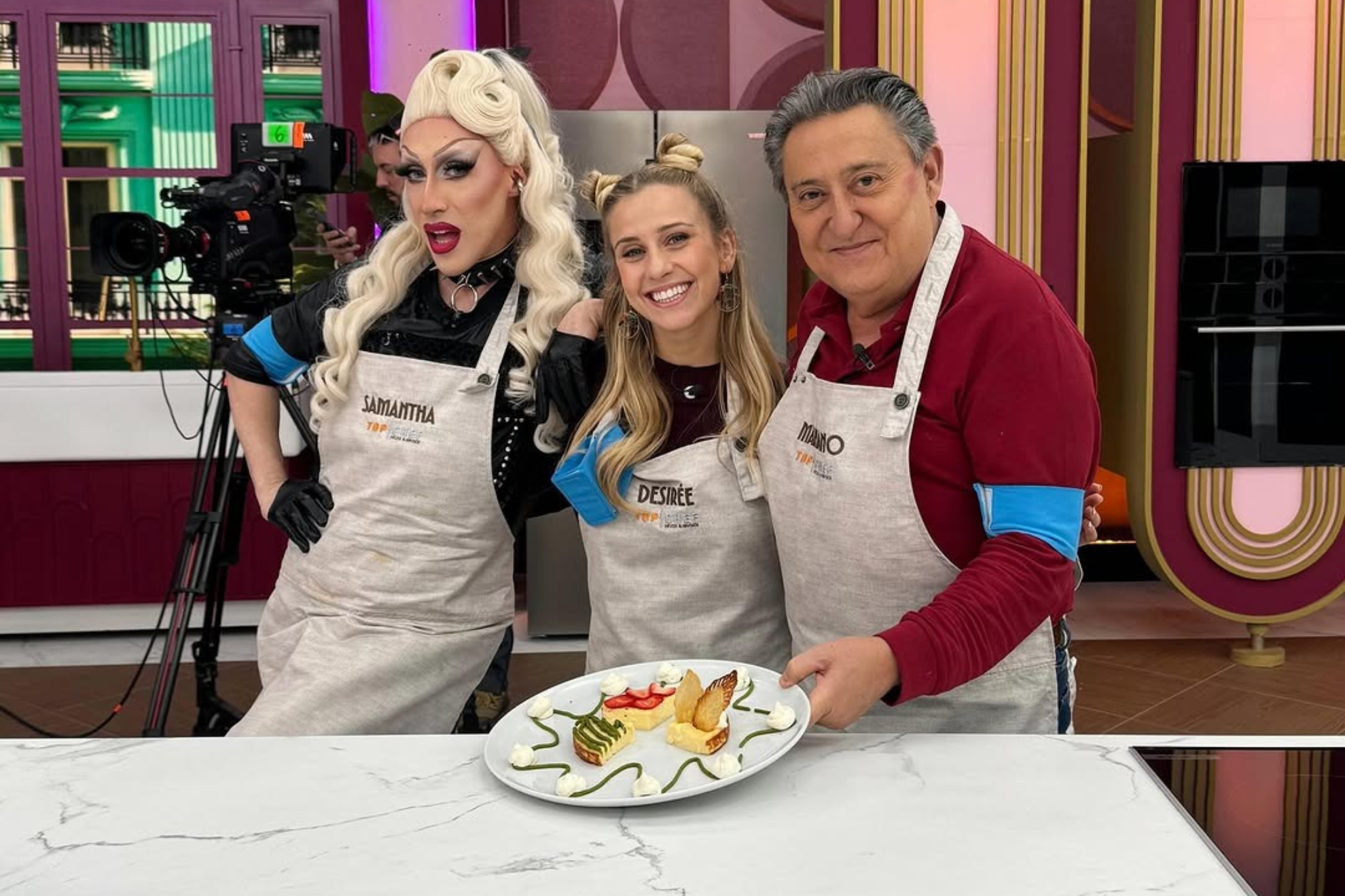 Desi Vila, on Top Chef: Sweets and celebrities.