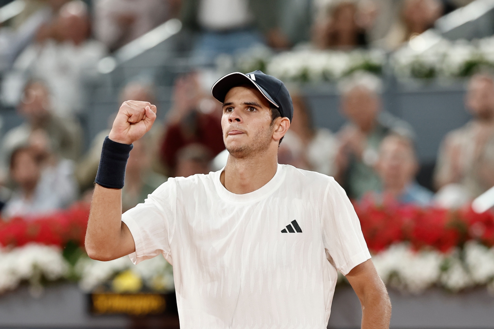 Jódar celebra un punto.