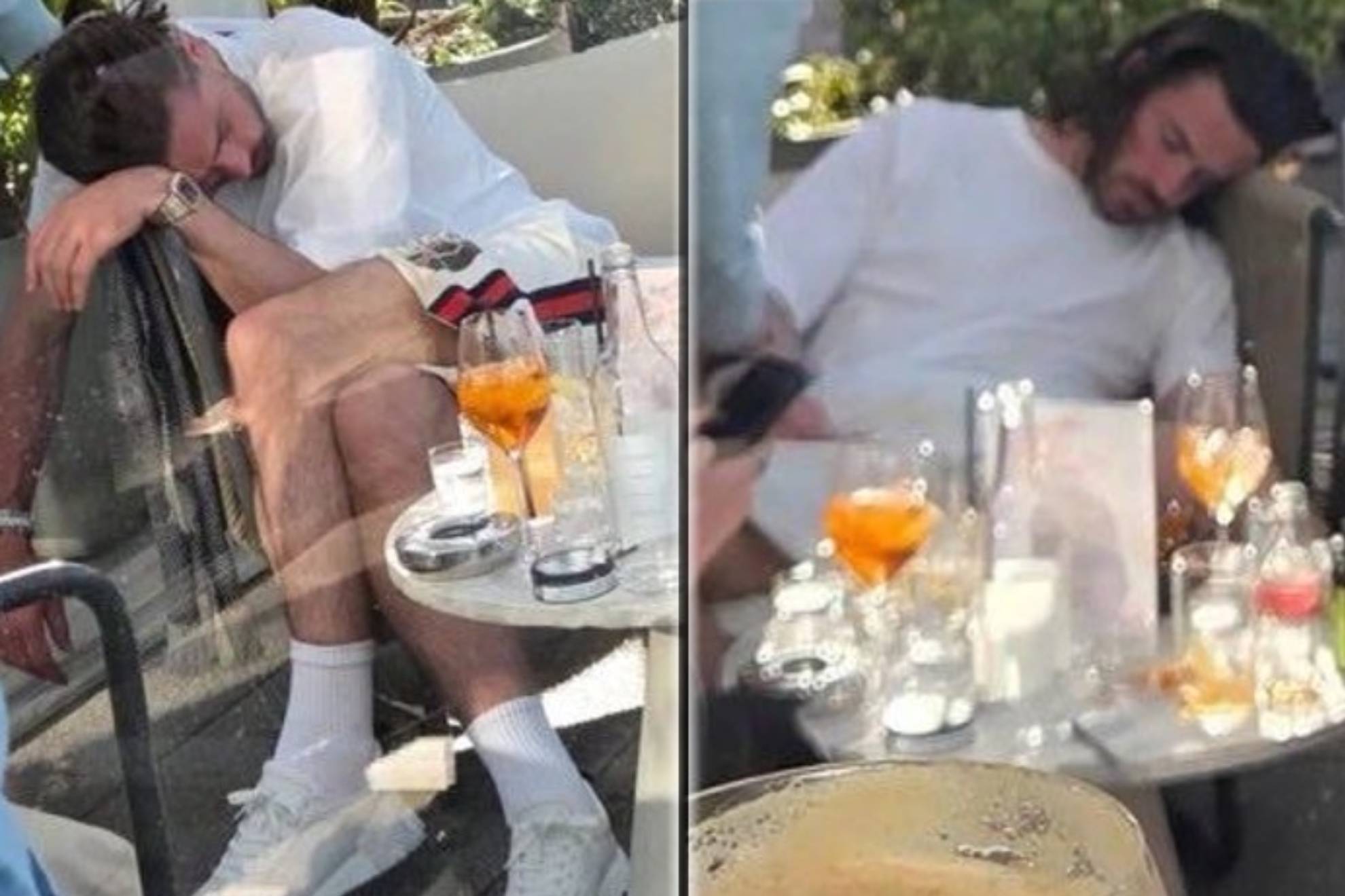 Jack Grealish fue sorprendido durmiendo en la azotea de un bar después de una tarde de copas con sus amigos