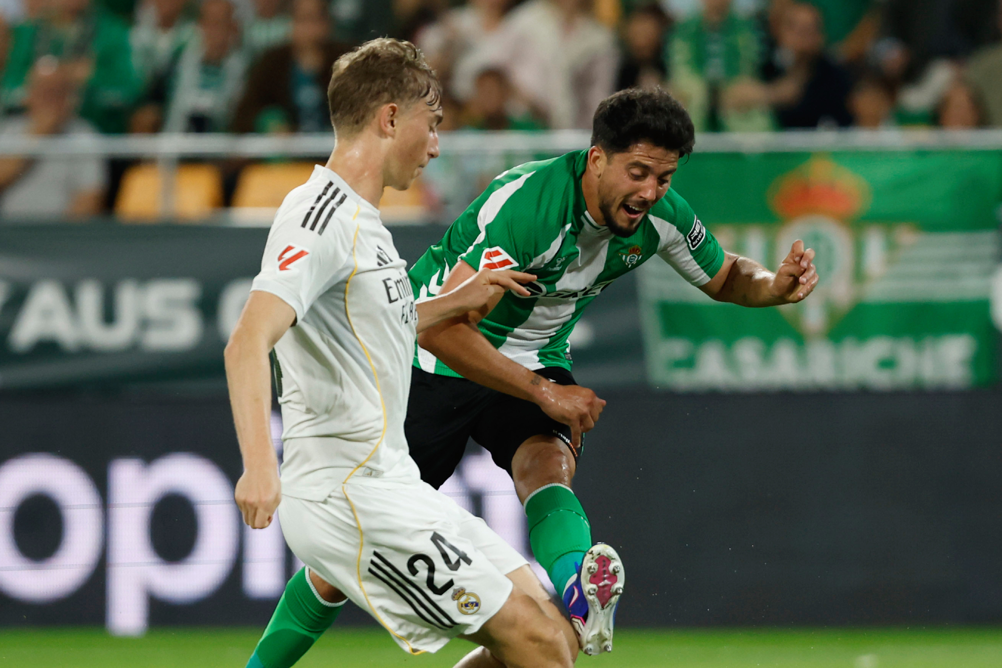 Fornals, frente al Real Madrid