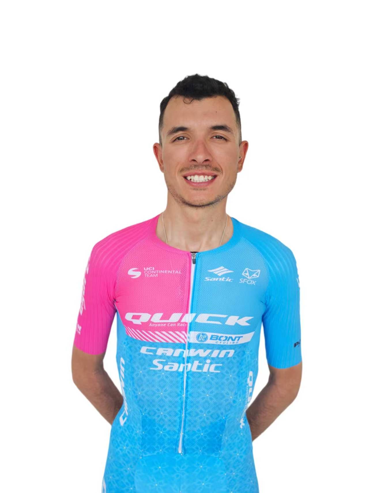 David Delgado, con el equipo Quick Pro