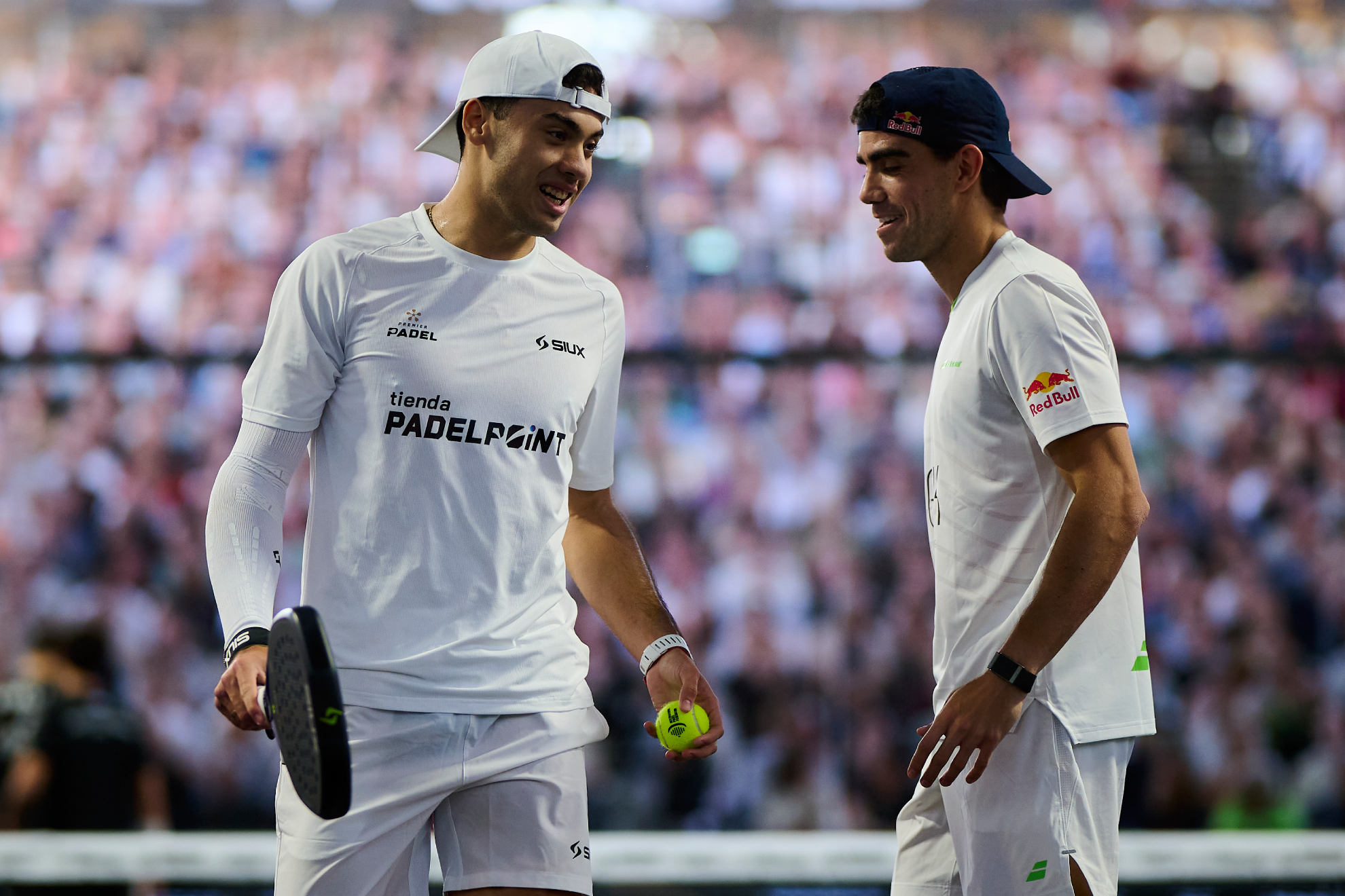 Augsburger y Lebrón consiguieron su primer título como pareja en Bruselas.