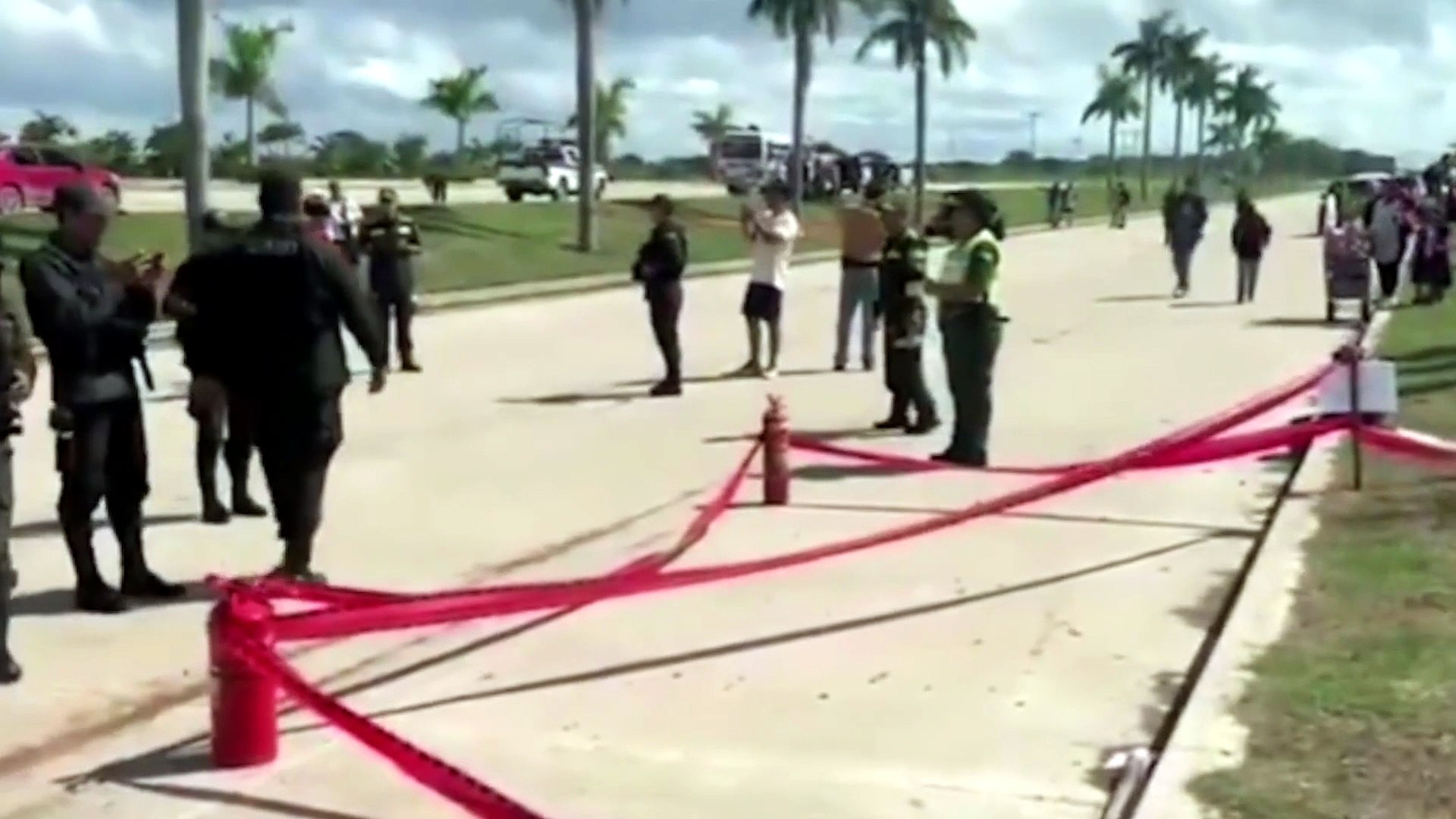 El vehículo del piloto asesinado.