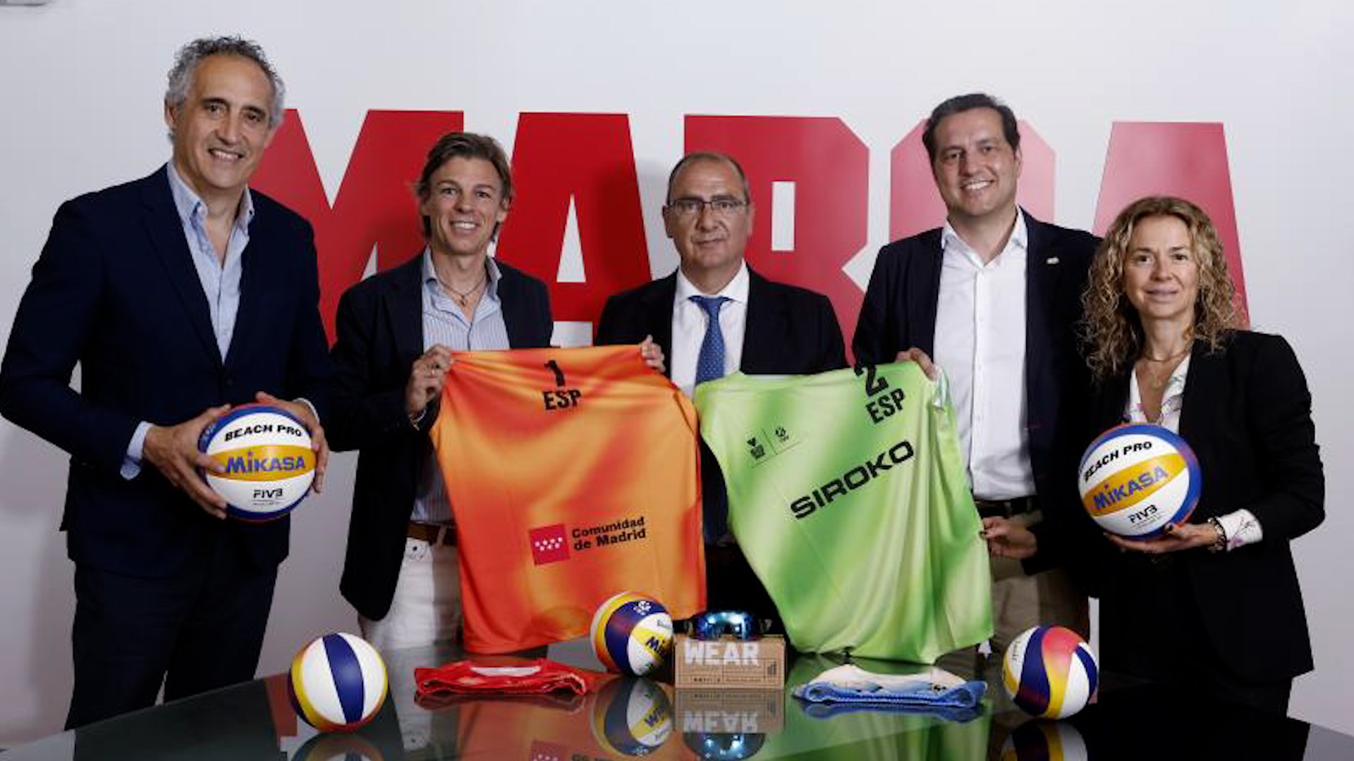 Presentación del VW Beach Pro Tour Futures de Madrid 2026 con la Comunidad de Madrid, FMVB y RFEVB