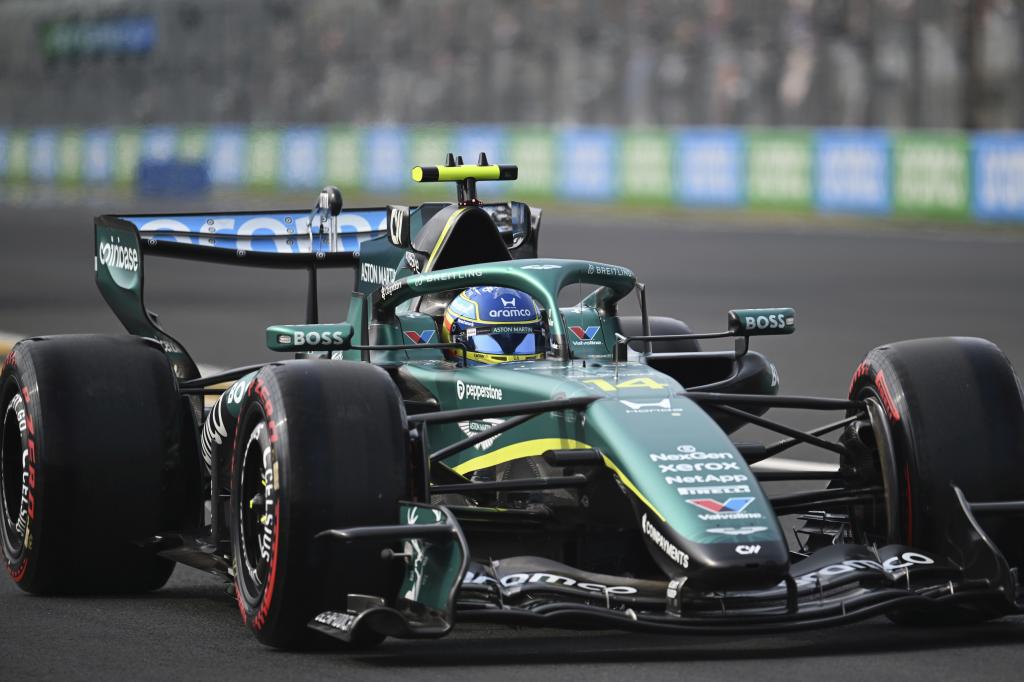 El Aston Martin, con Alonso, en Japón en 2026.