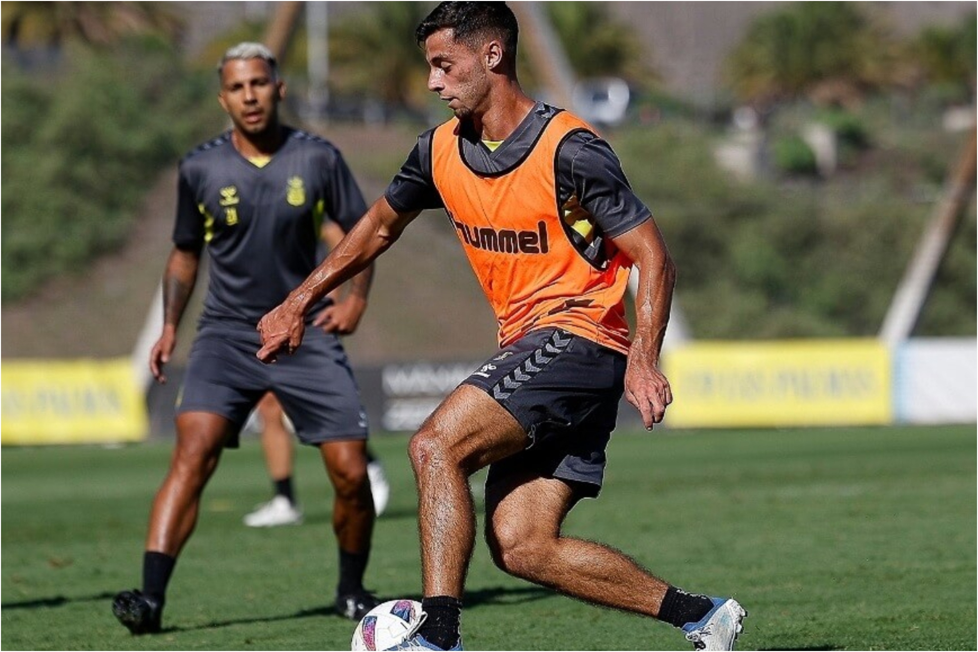 Loiodice, en un entrenamiento.