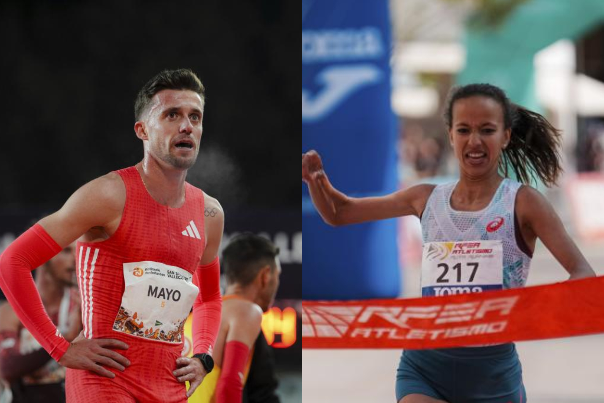 Fátima Ouhaddou y Carlos Mayo