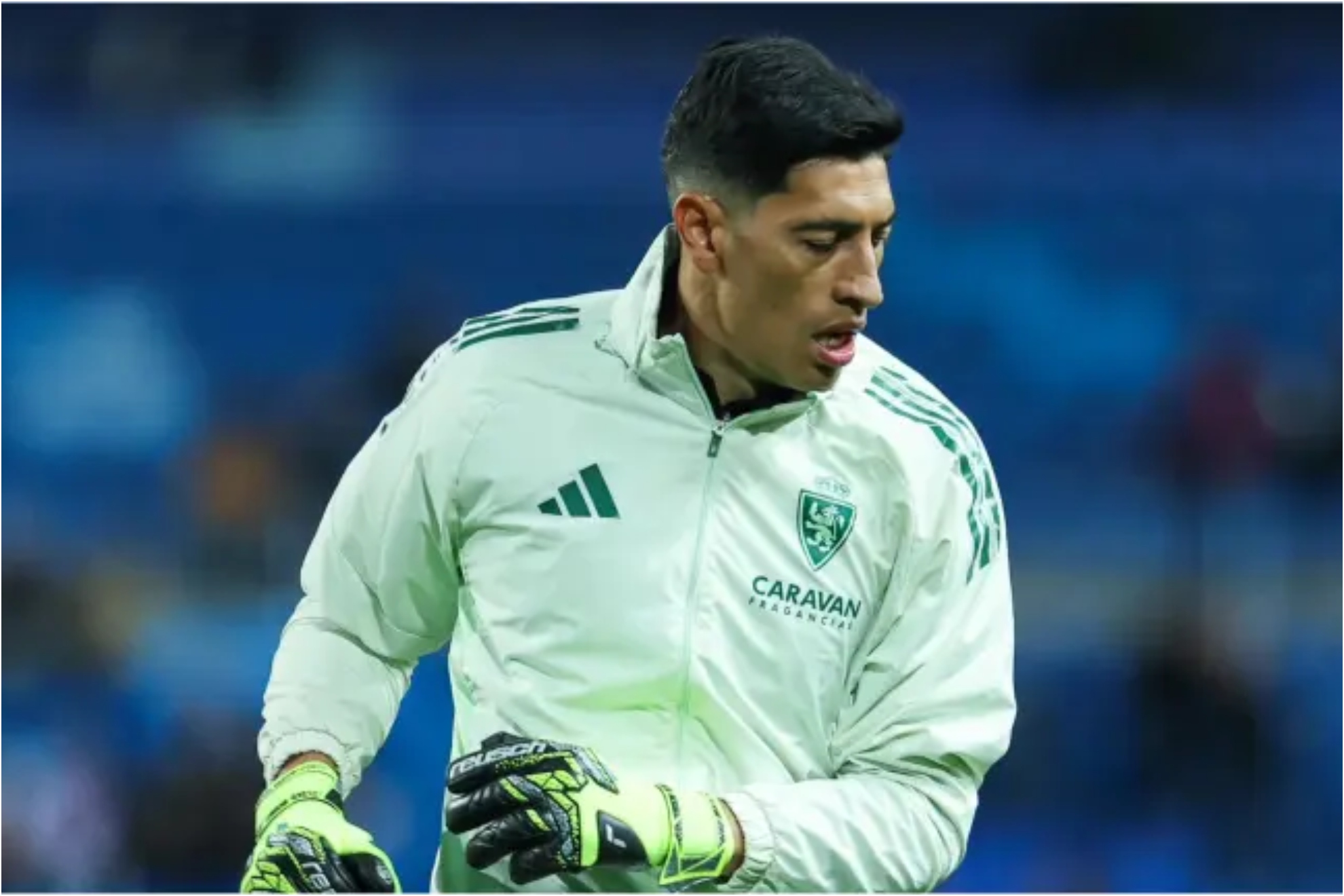 Andrada, durante un entrenamiento.