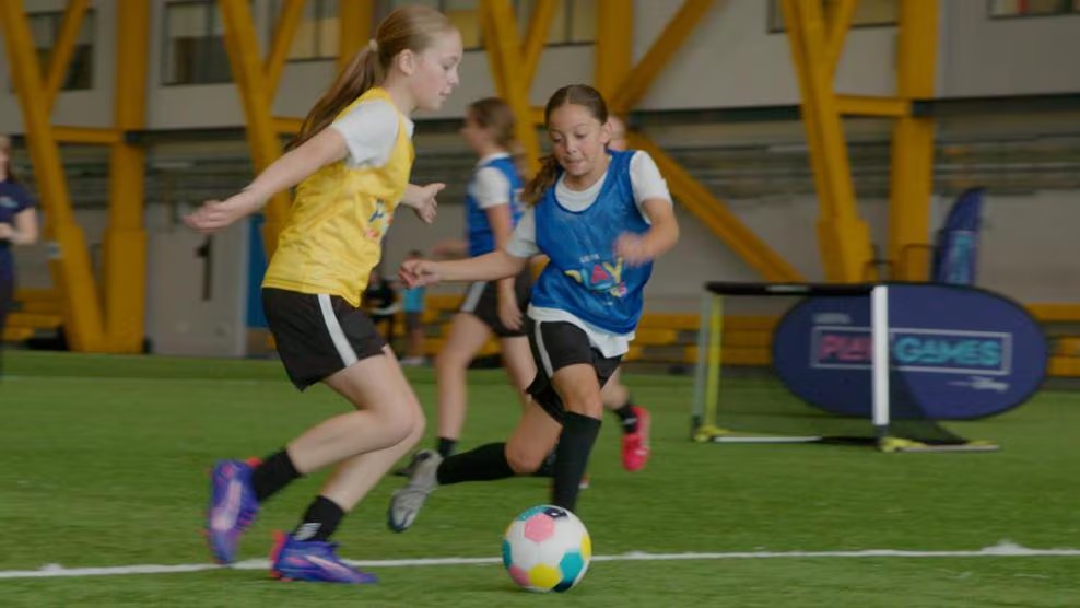 Evento de Playmakers con niñas UEFA