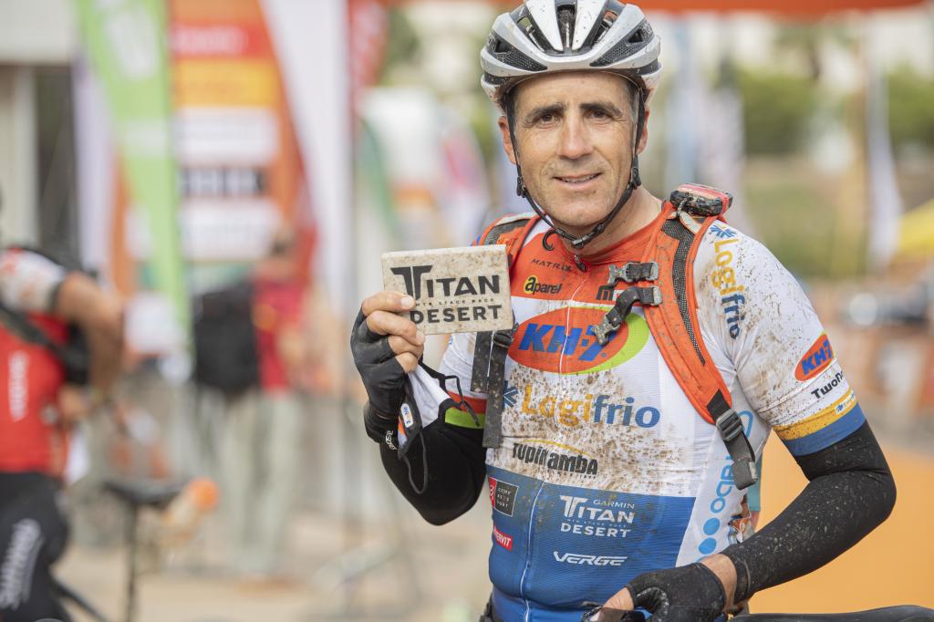 Miguel Indurain, en la Titan Desert en 2019