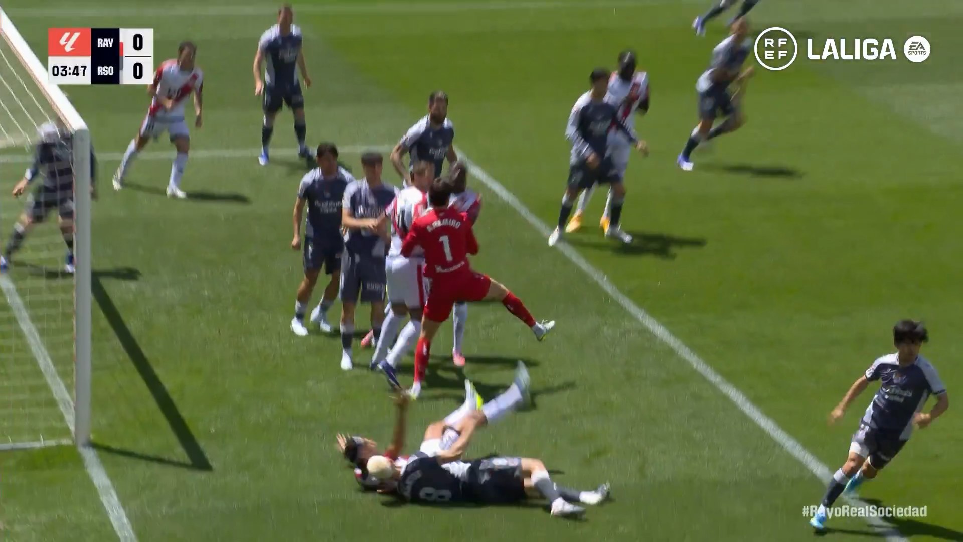 José Luis Guzmán Mansilla, durante el Rayo-Real Sociedad.