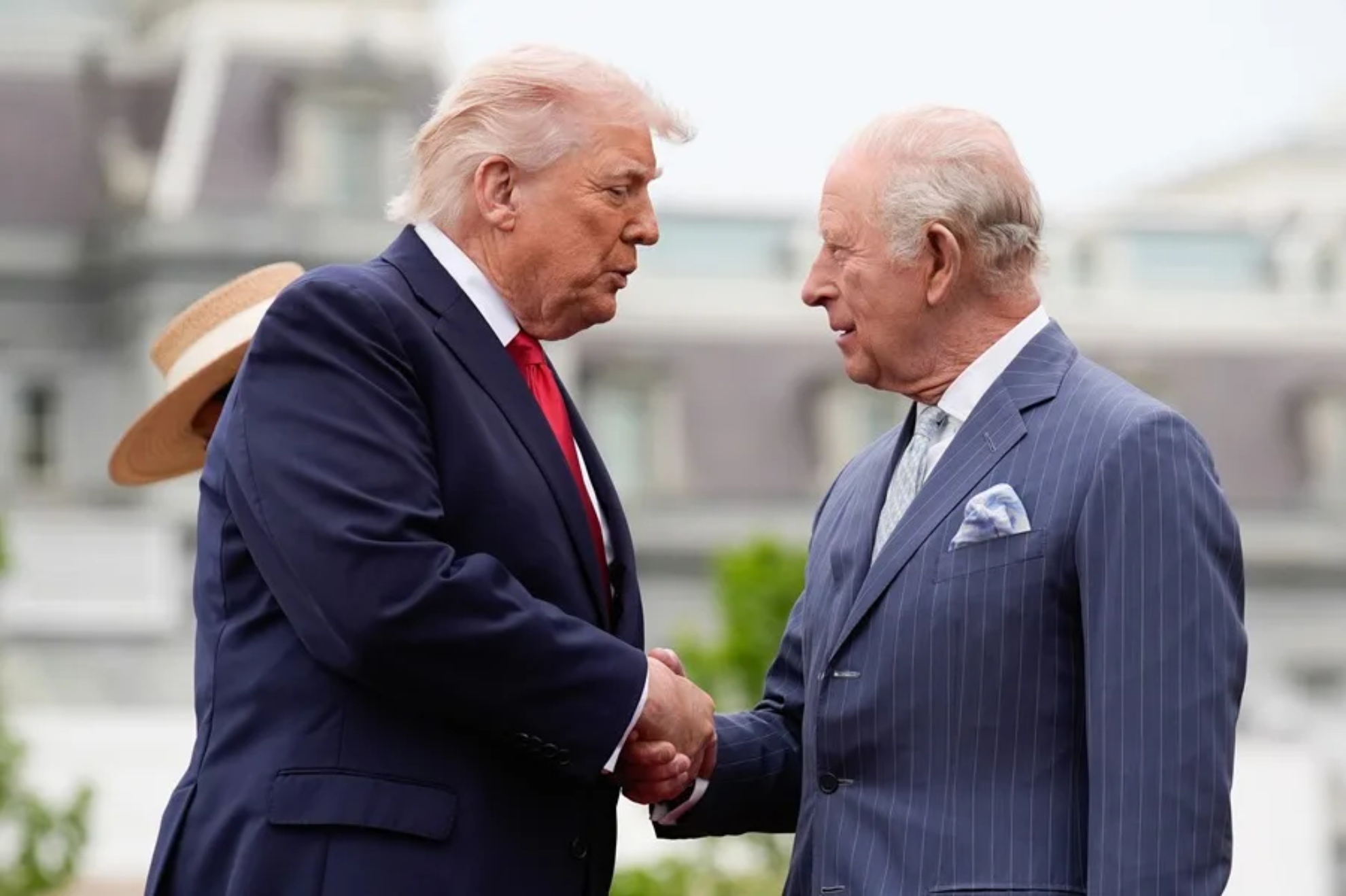 Donald Trump y Carlos III de Inglaterra.