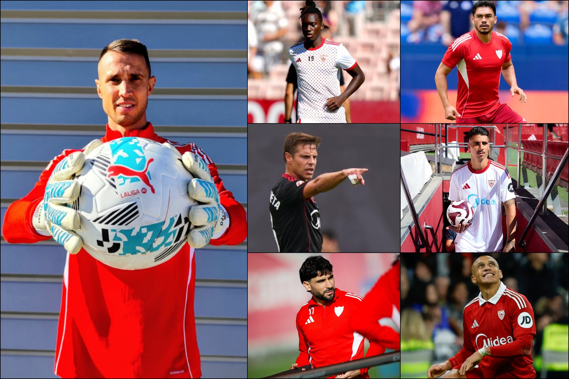 Los fichajes de Antonio Cordón para el Sevilla esta temporada.