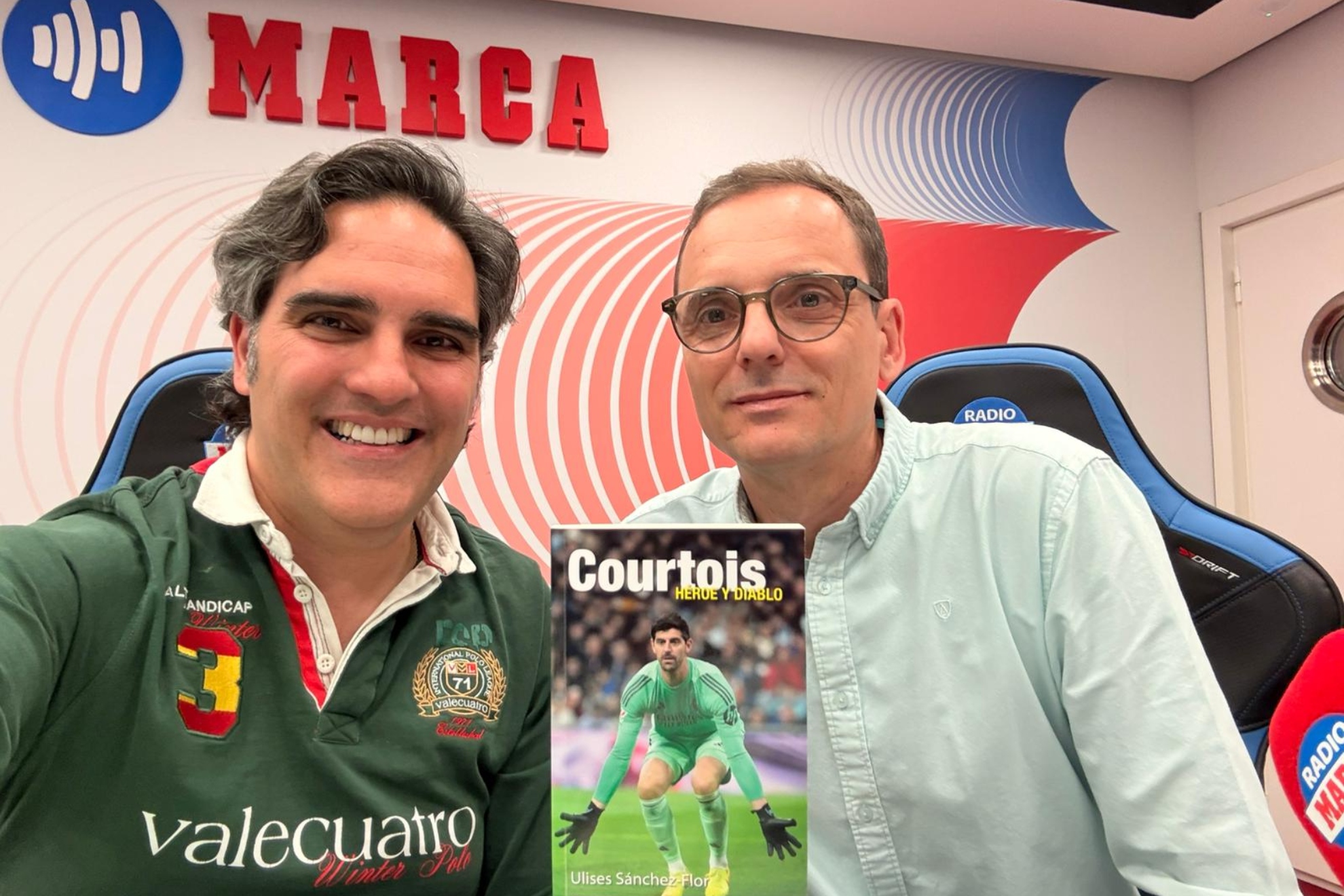 Ulises Sánchez Flor presenta su último libro en Directo MARCA junto a Rafa Sahuquillo