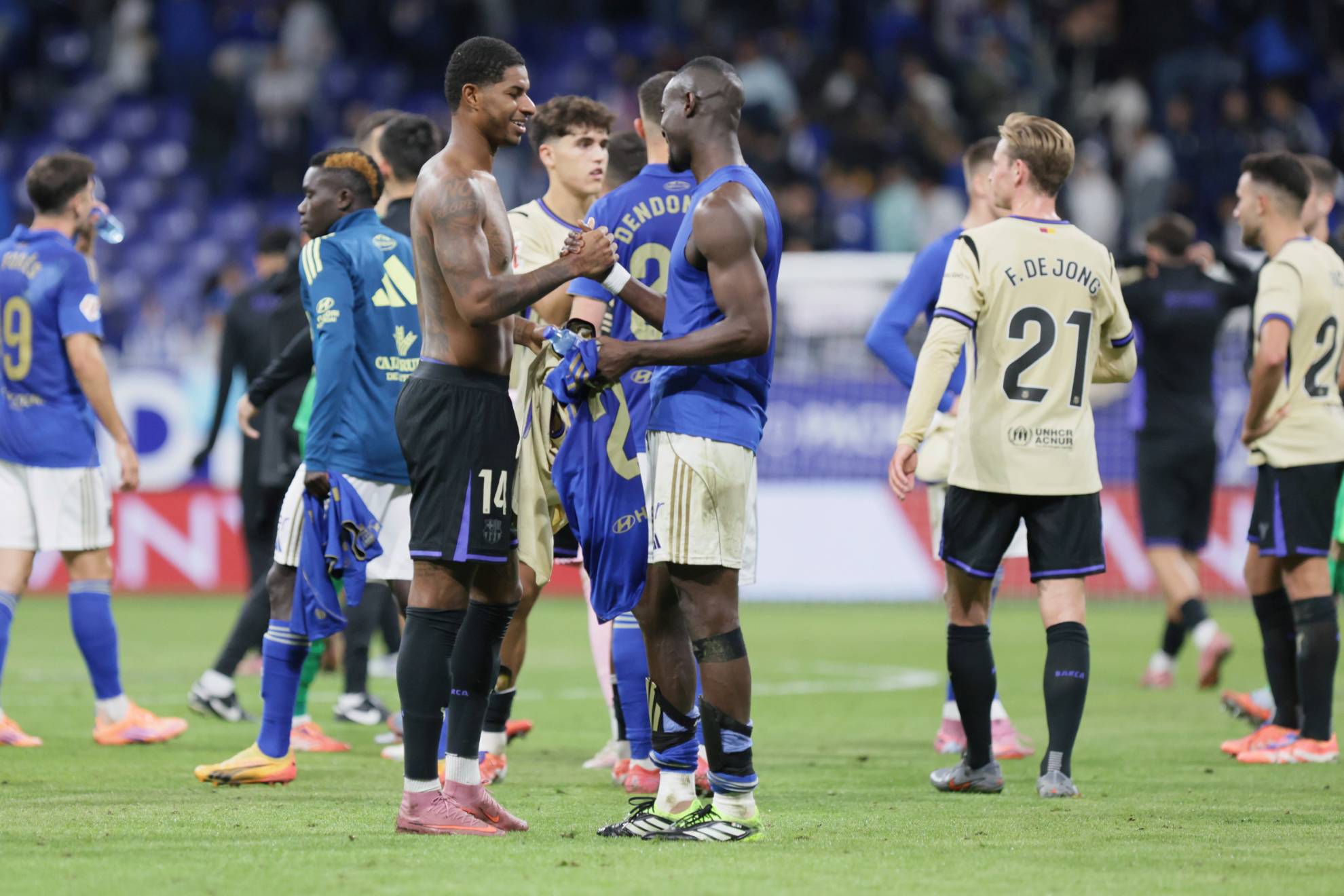 Rashford, en Oviedo.