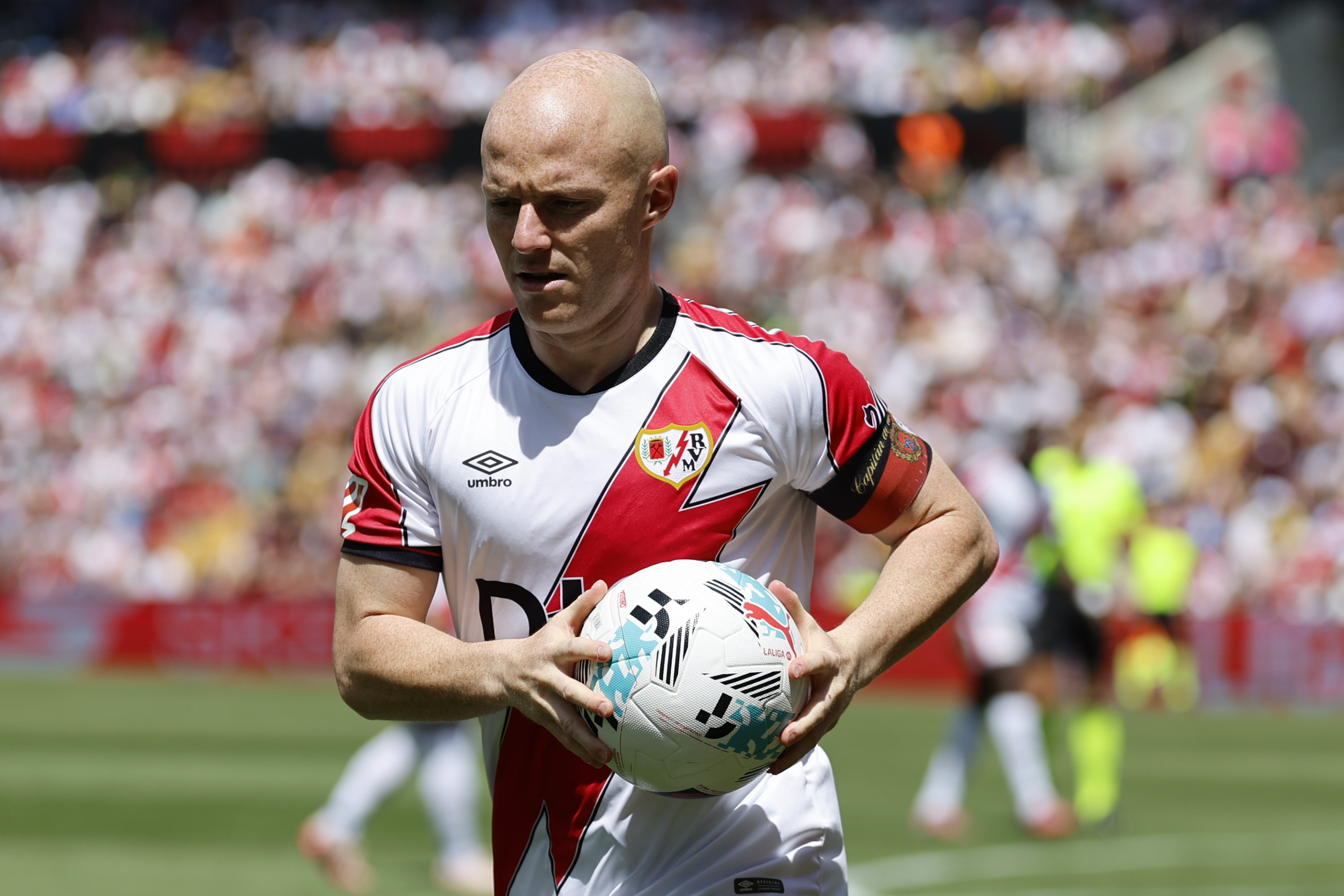Isi Palazón, durante el partido ante la Real Sociedad.