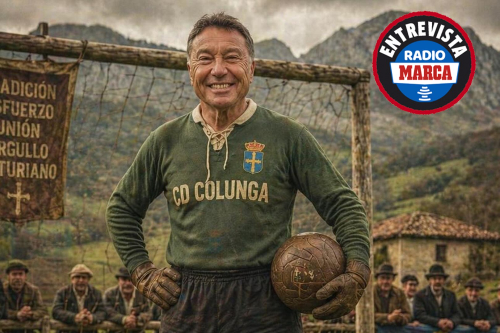 Ángel Mateos desafía al tiempo: jugará con 70 años un partido oficial con el Colunga