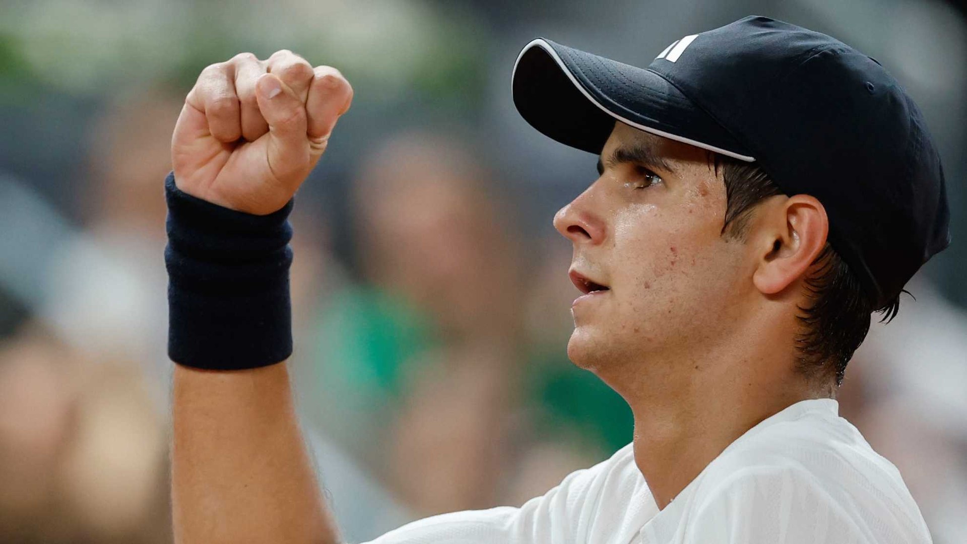 Así vivió el público del Mutua Madrid Open su partido frente a Sinner.