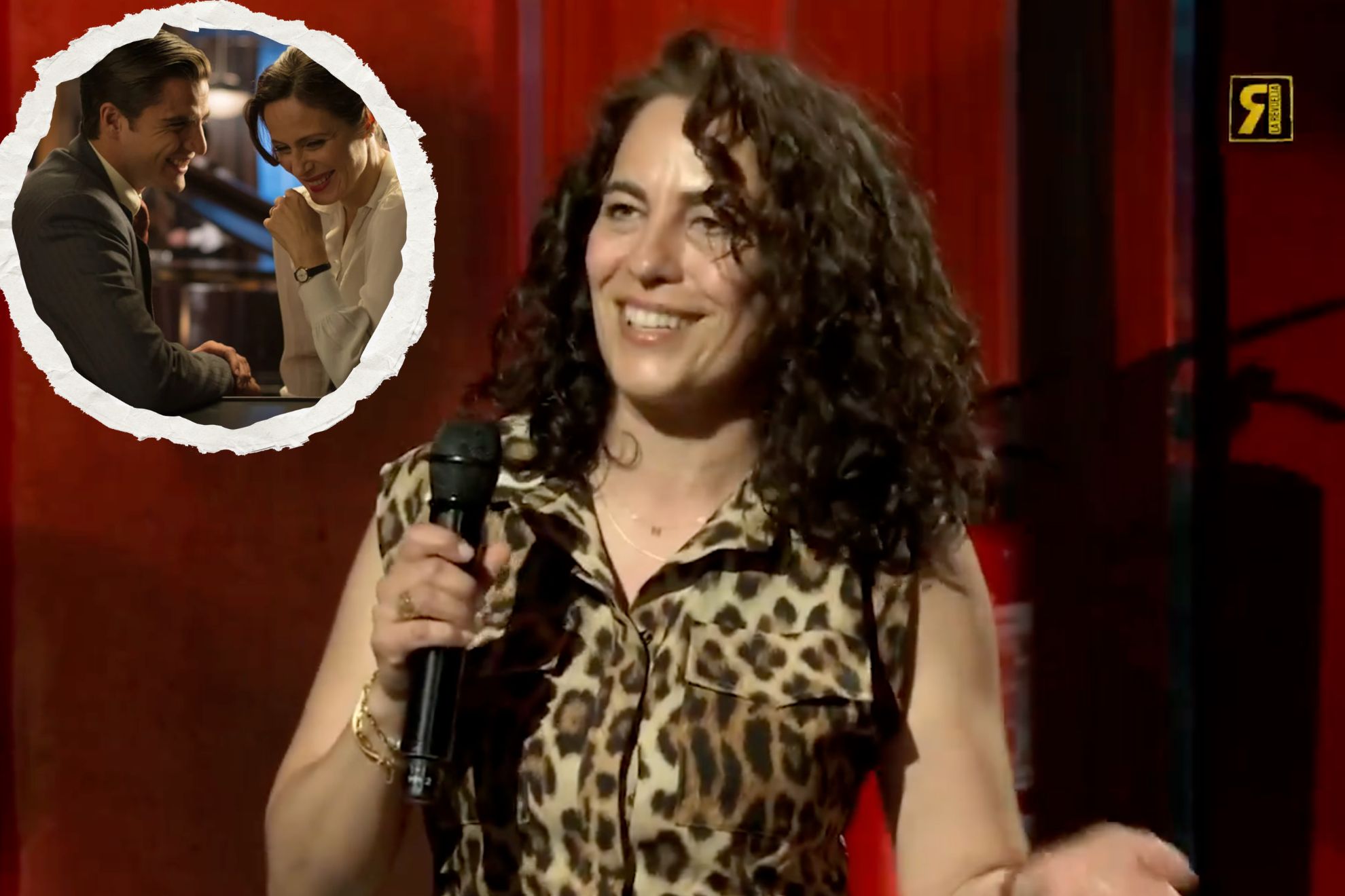 Mujer del público en La Revuelta.