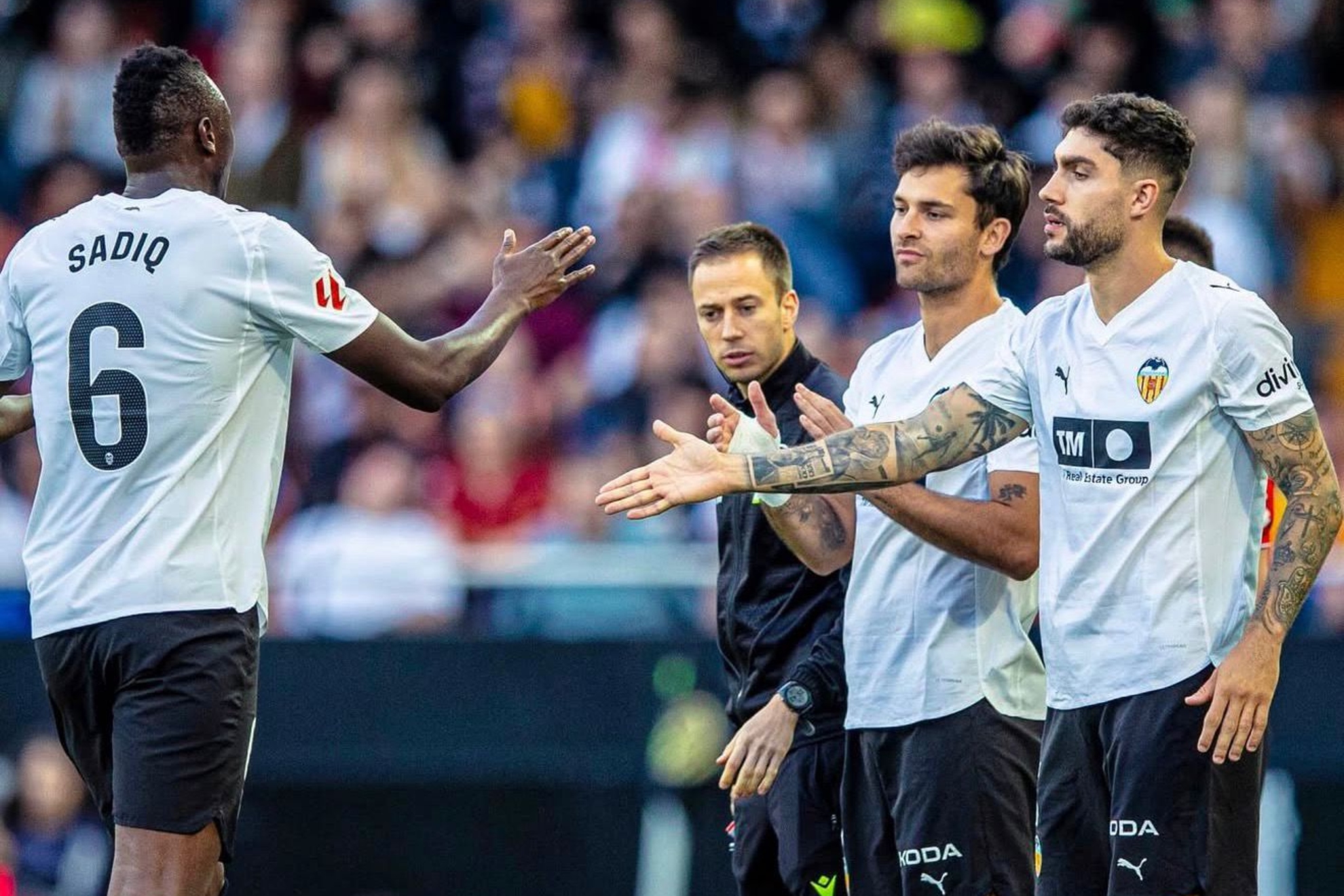 La imagen habitual, Hugo Duro y Sadiq, cambio asegurado.