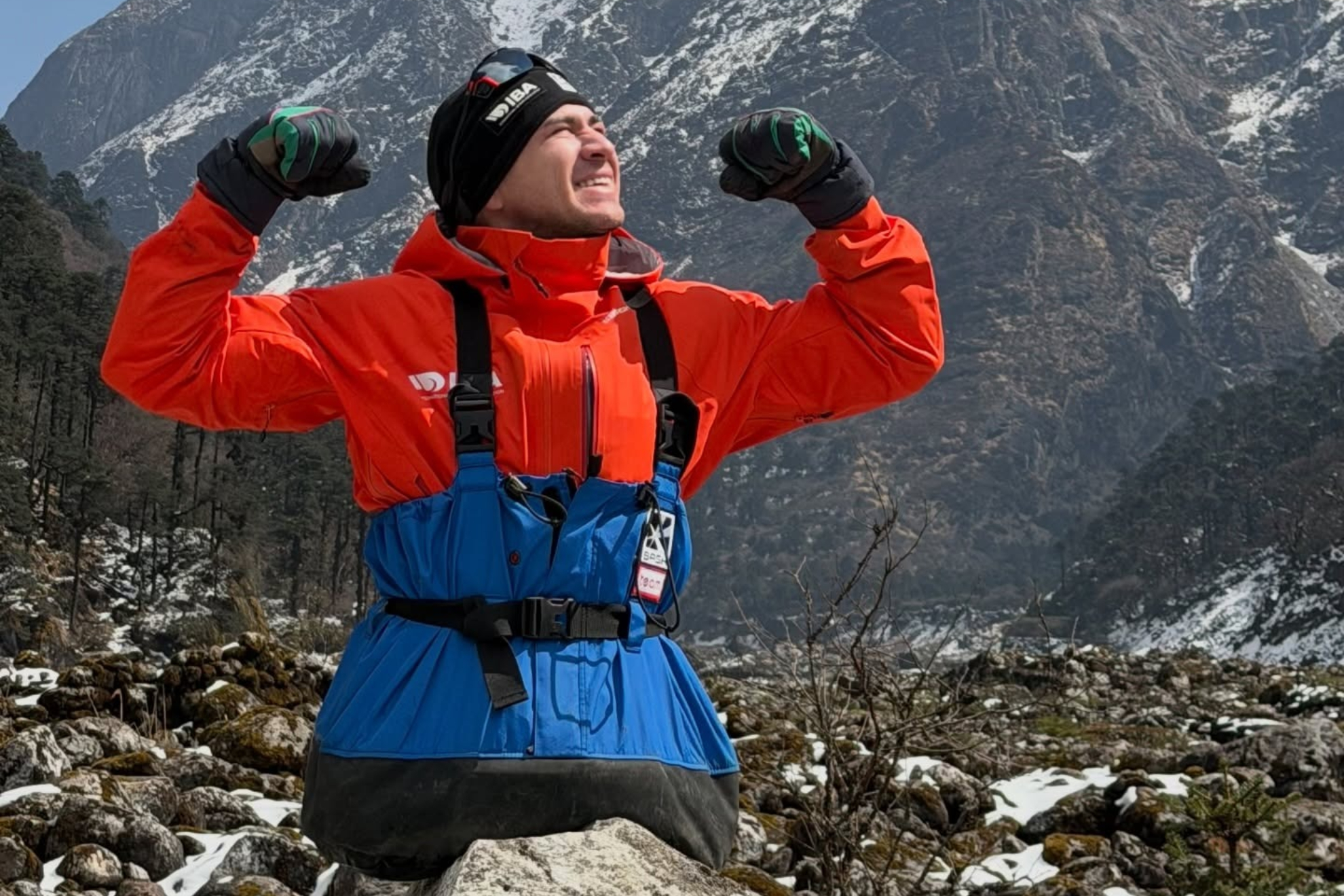 Rustam Nabiev, en el Himalaya.