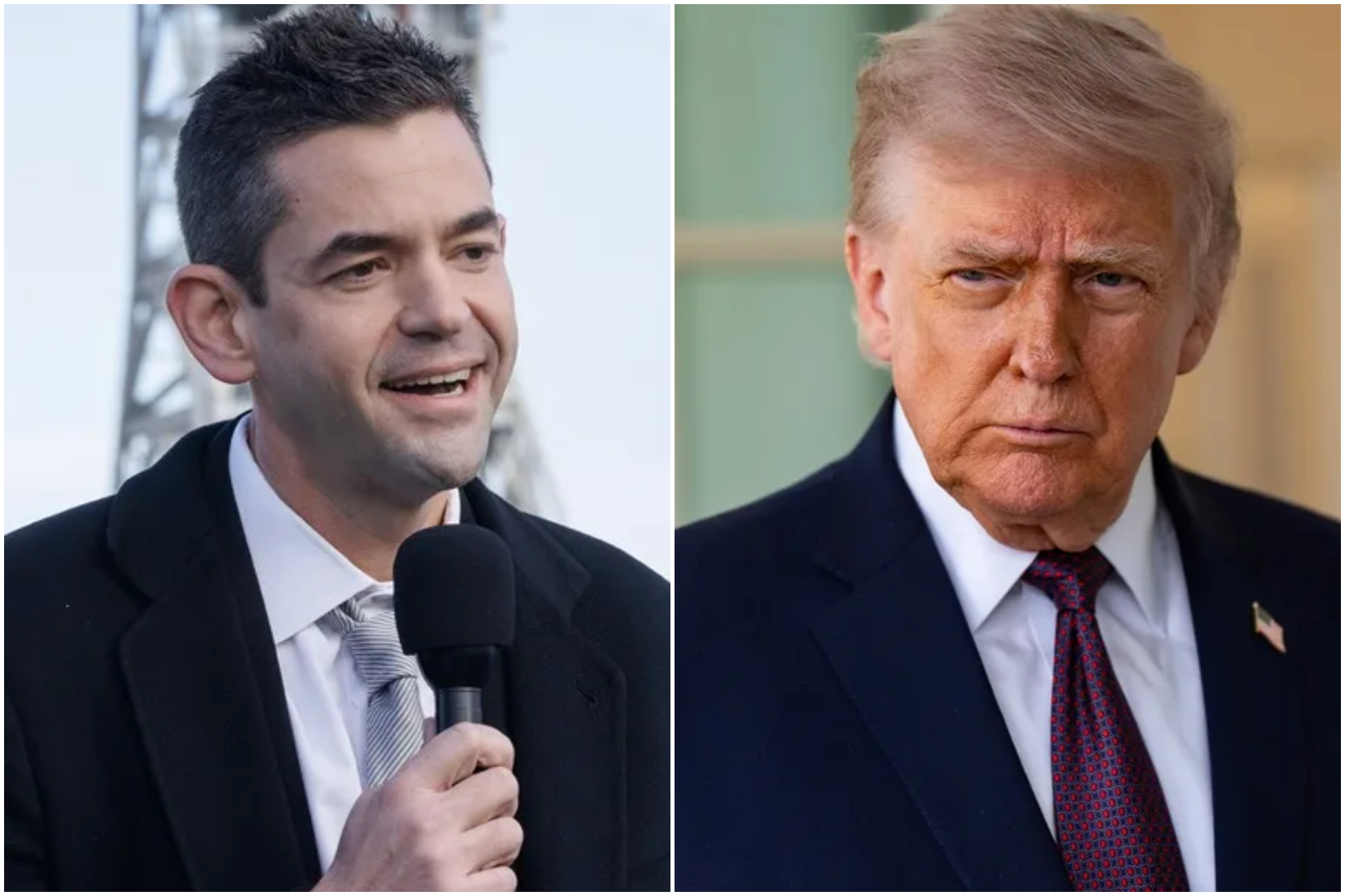 Jared Isaacman y Donald Trump