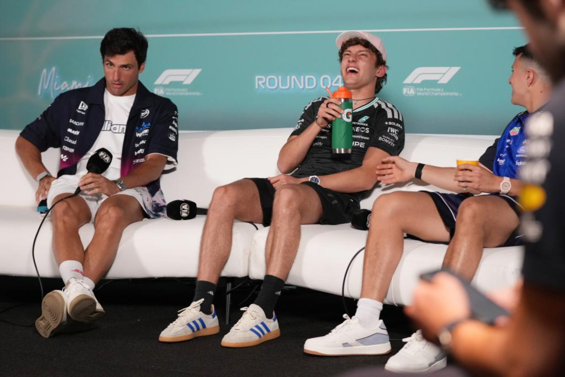 Antonelli, en la rueda de prensa.