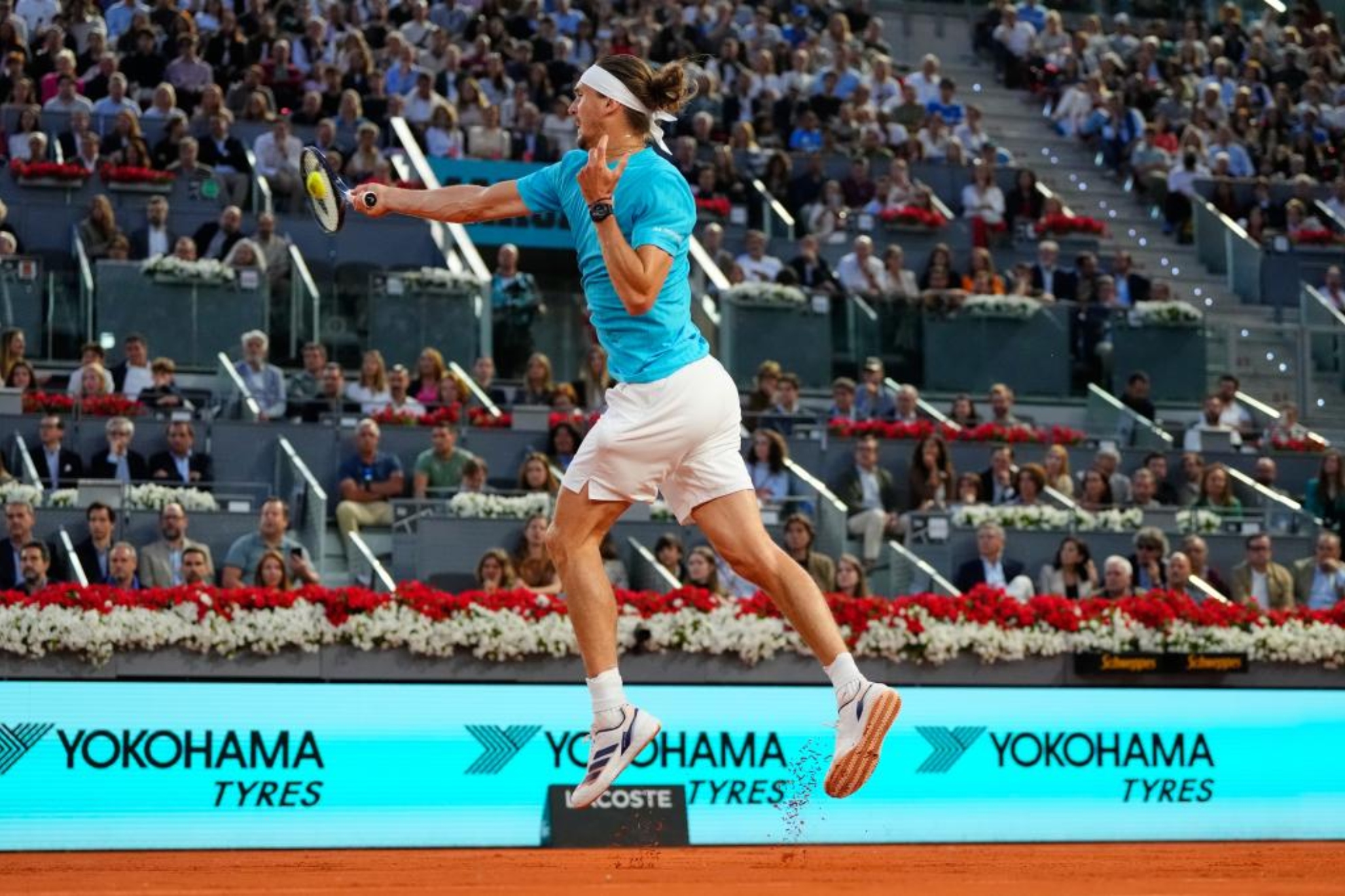 Alexander Zverev, en su partido ante Cobolli